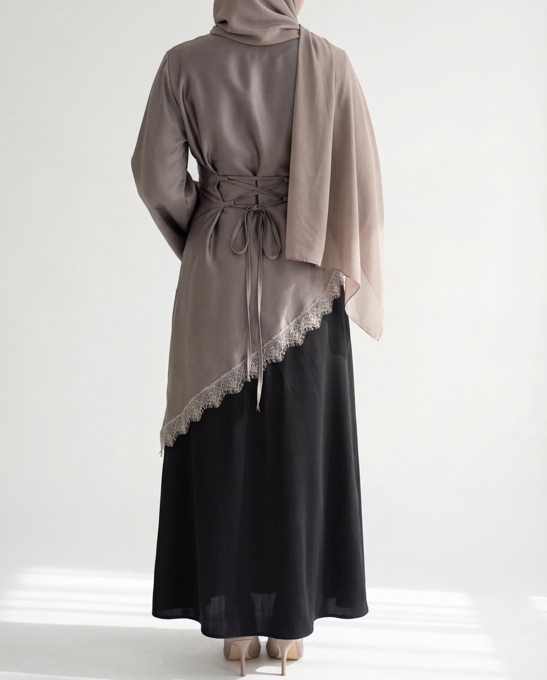 Ensemble Robe Renda - Taupe