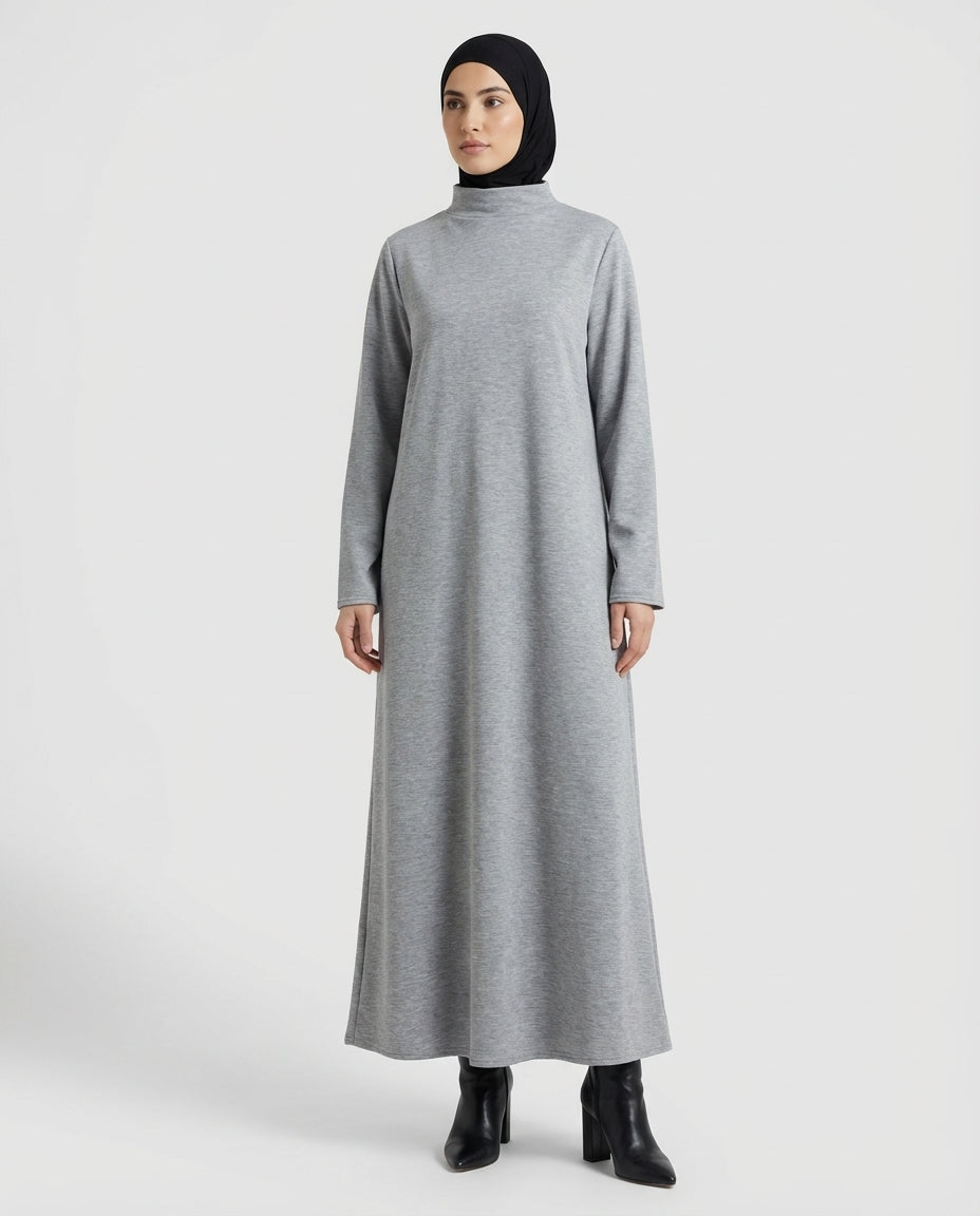 Robe Nyra - Gris chiné