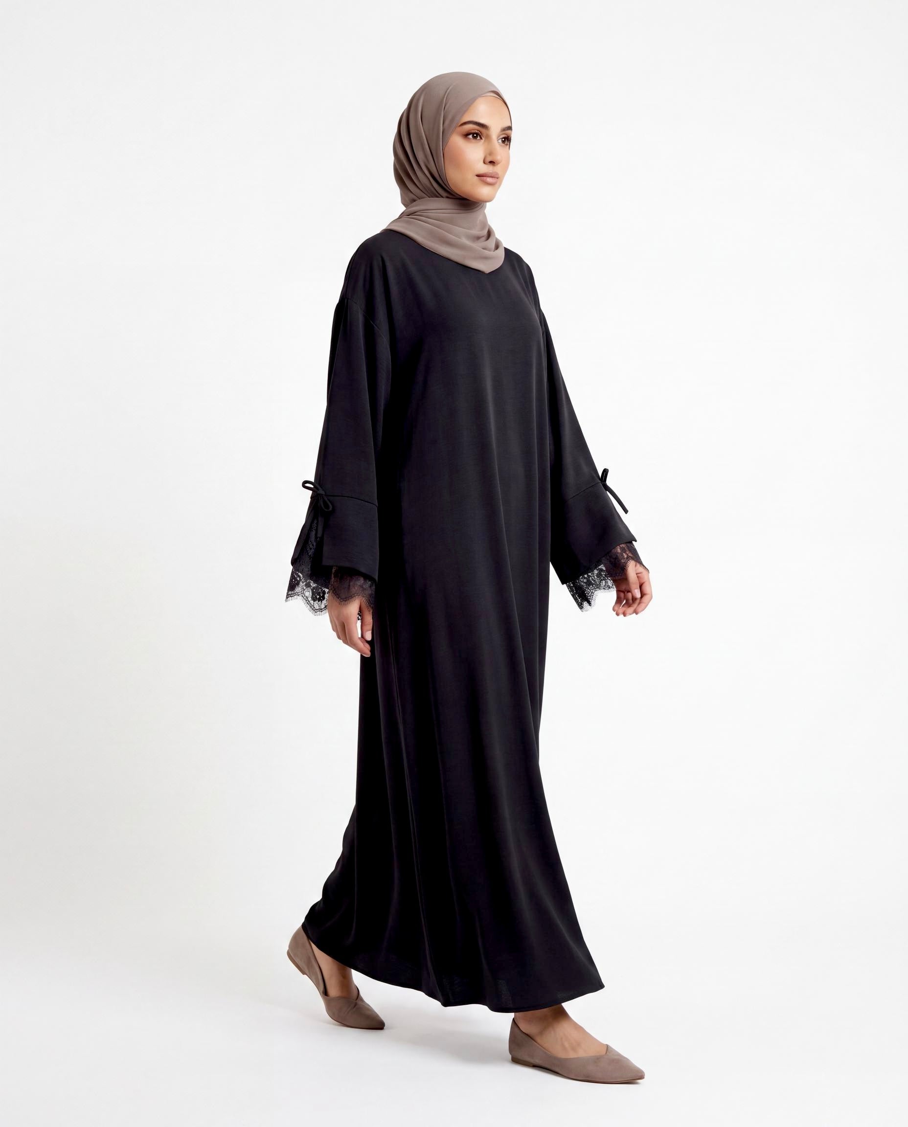 Abaya Rania - Noir
