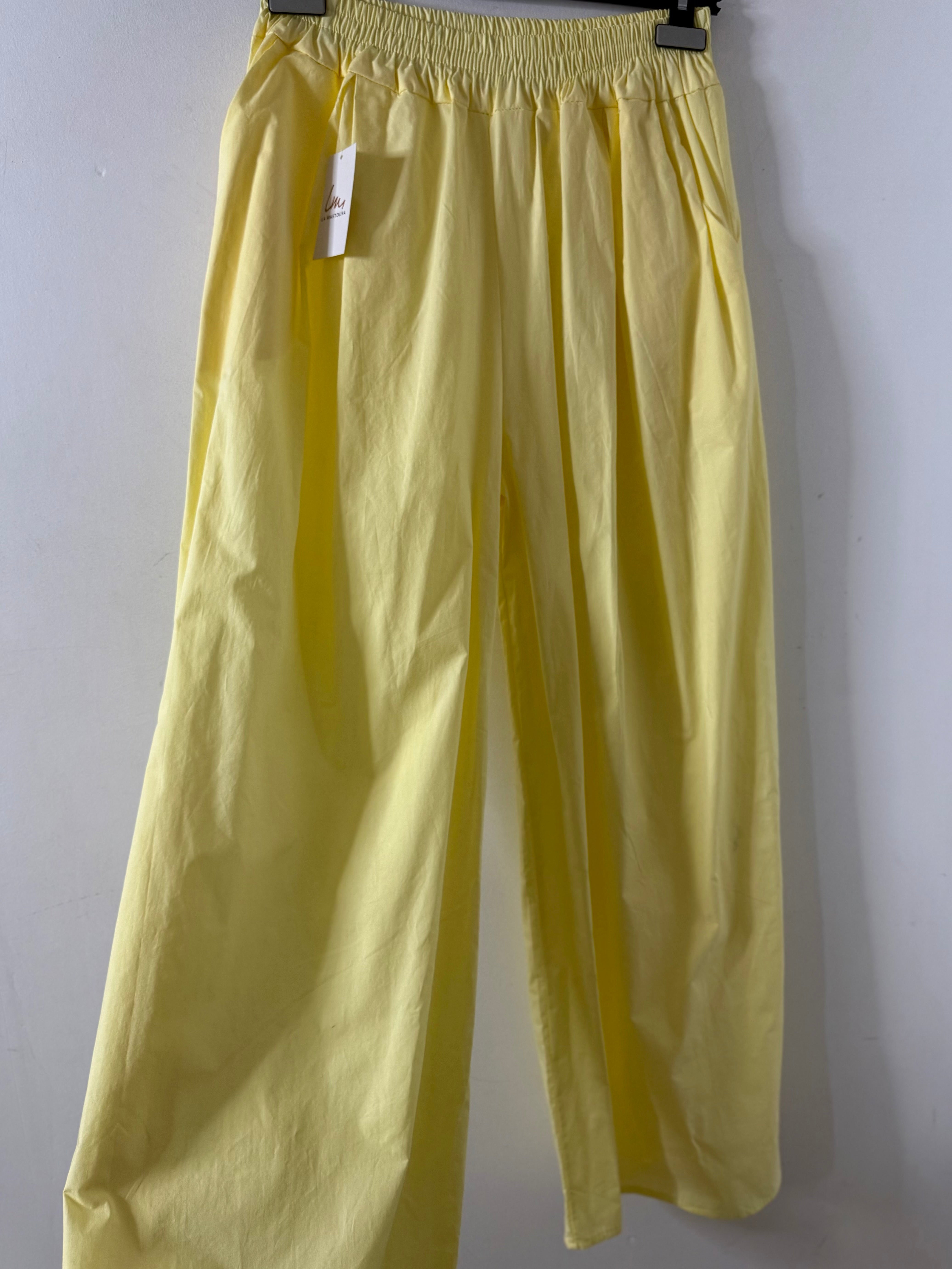 Pantalon Shazia - Jaune Poussin
