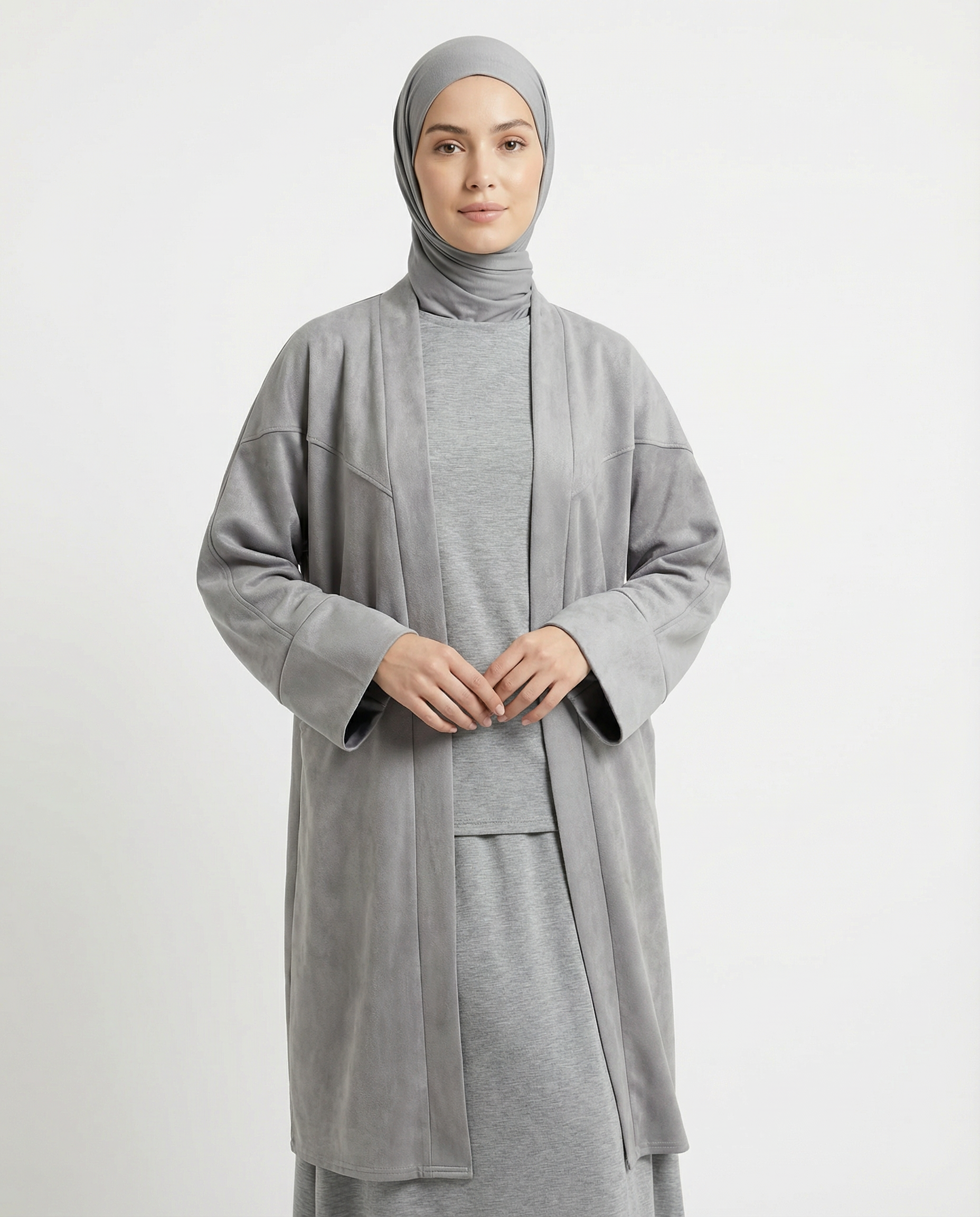 Manteau Lena - Gris Clair