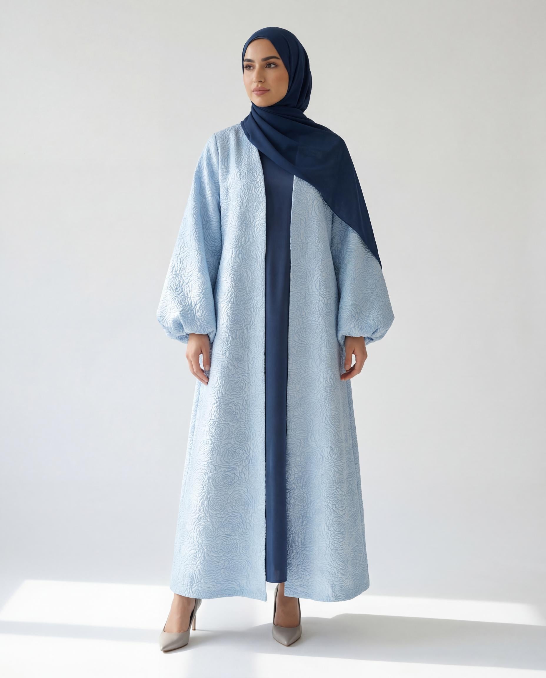 Kimono Bouchra - Bleu Ciel