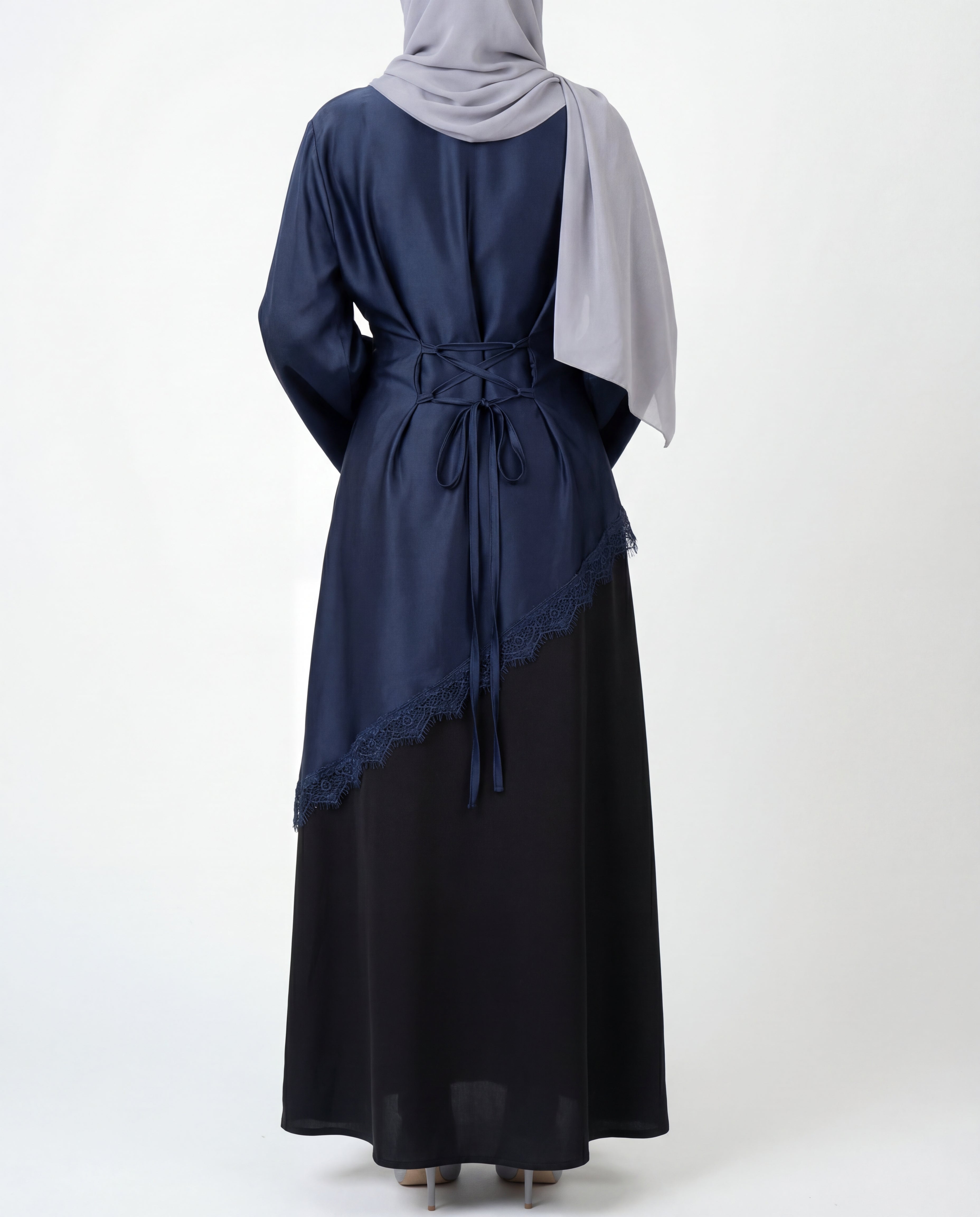 Ensemble Robe Renda - Bleu marine