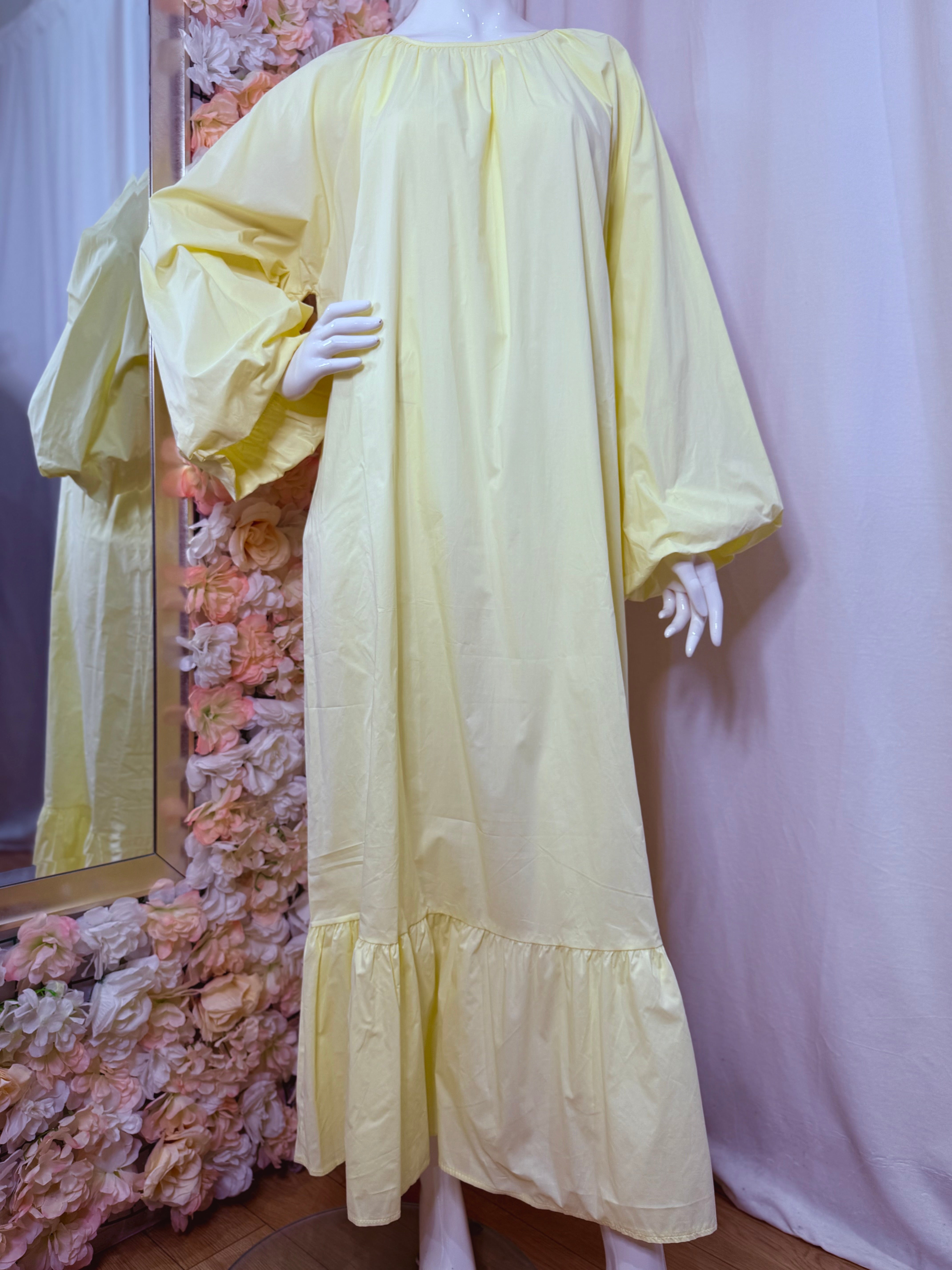 Robe Inaya - Jaune Poussin