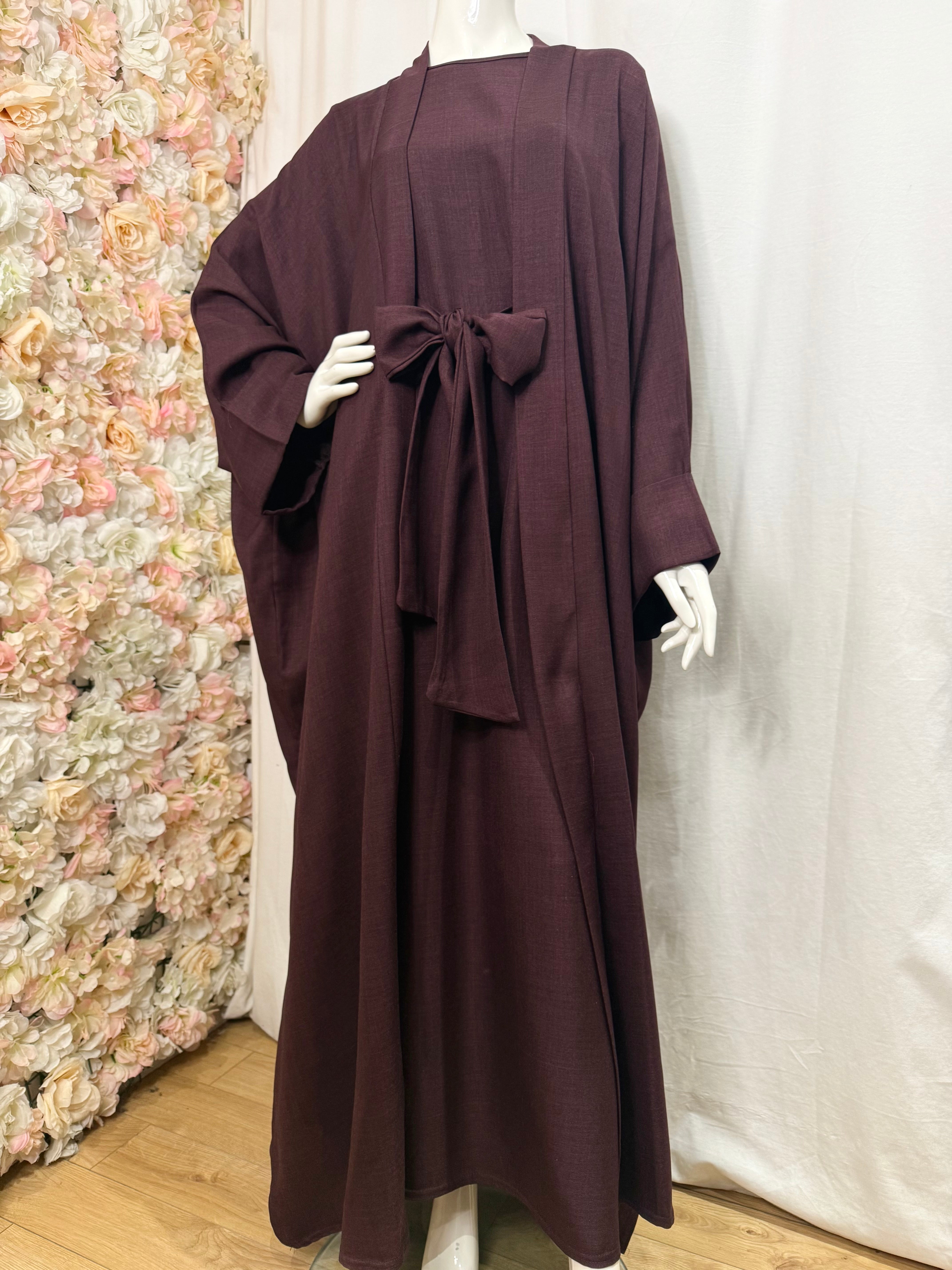 Ensemble Kimono Elisa - Prune