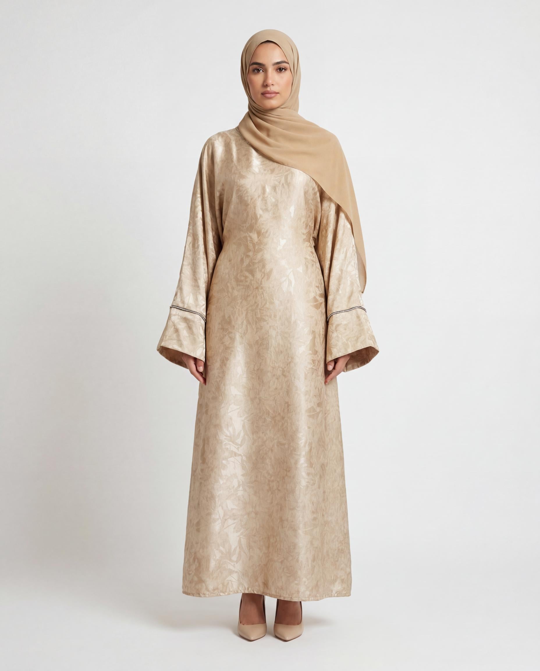 Abaya Romy - Beige Doré