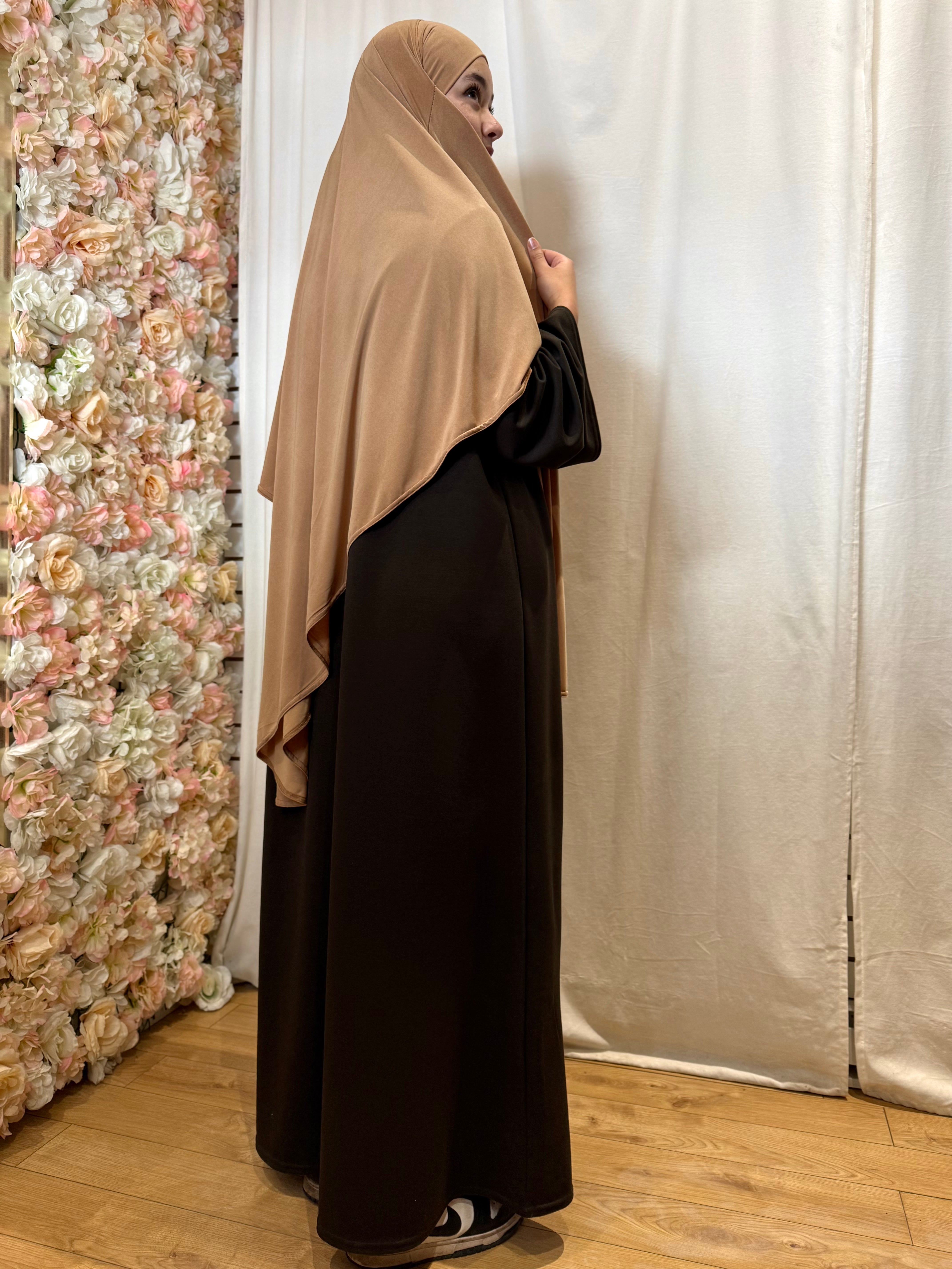 Khimar Jersey Premium - Camel