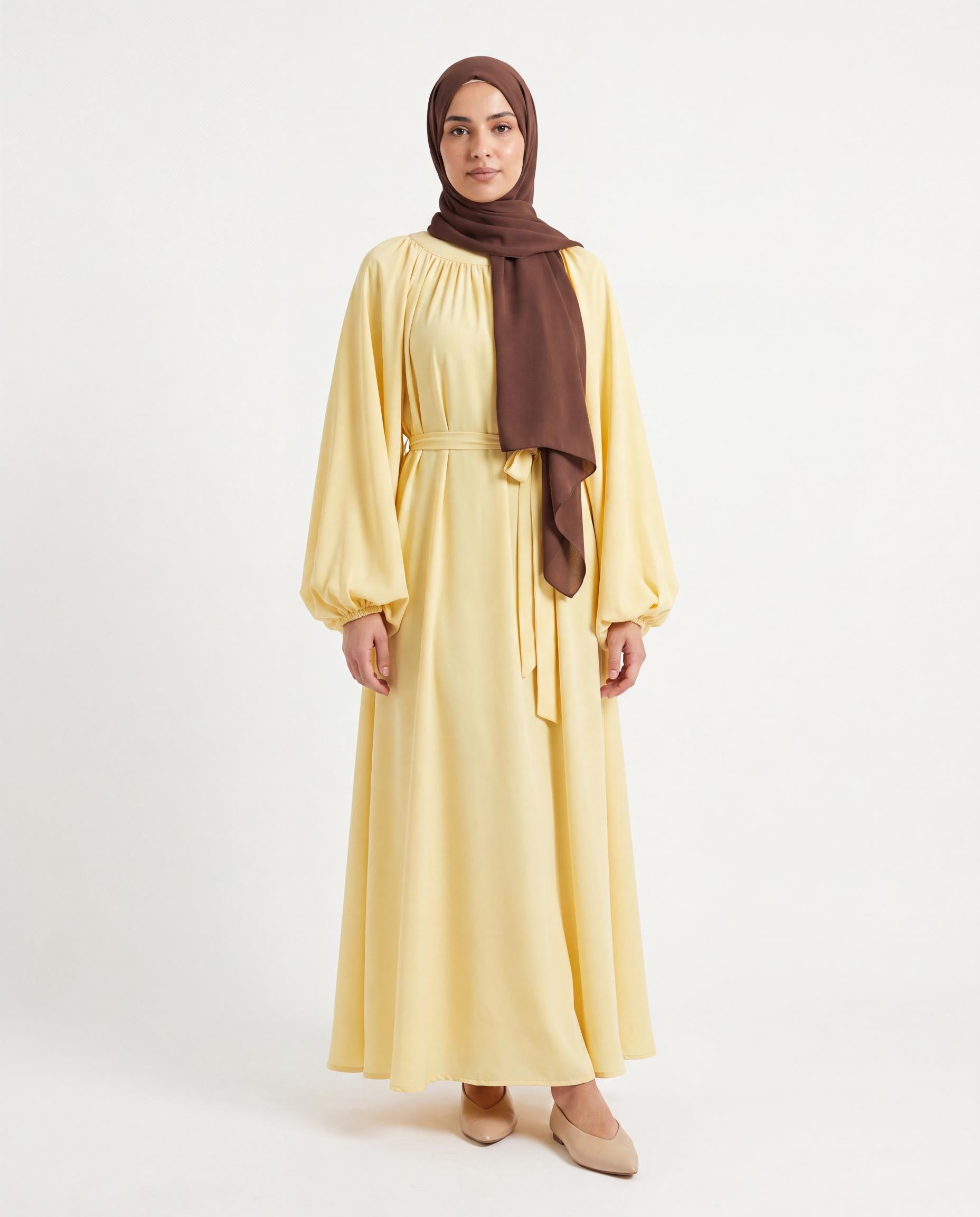 Robe Rawiya - Jaune