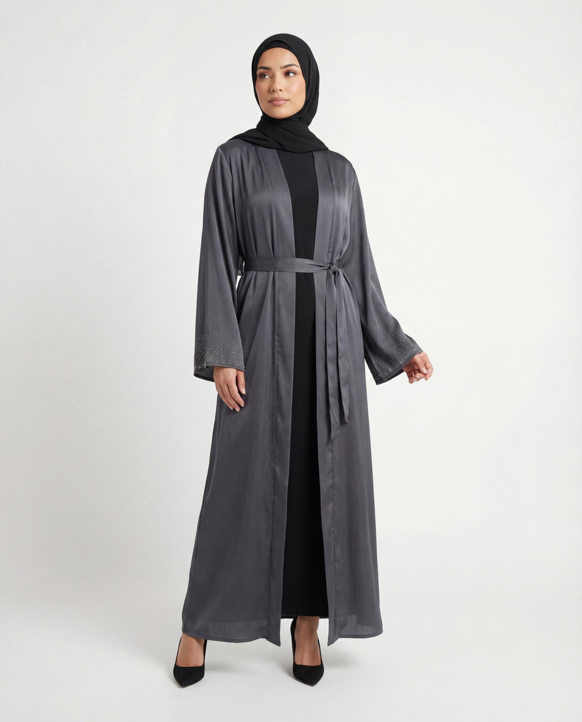 Kimono Ayem - Gris Foncé