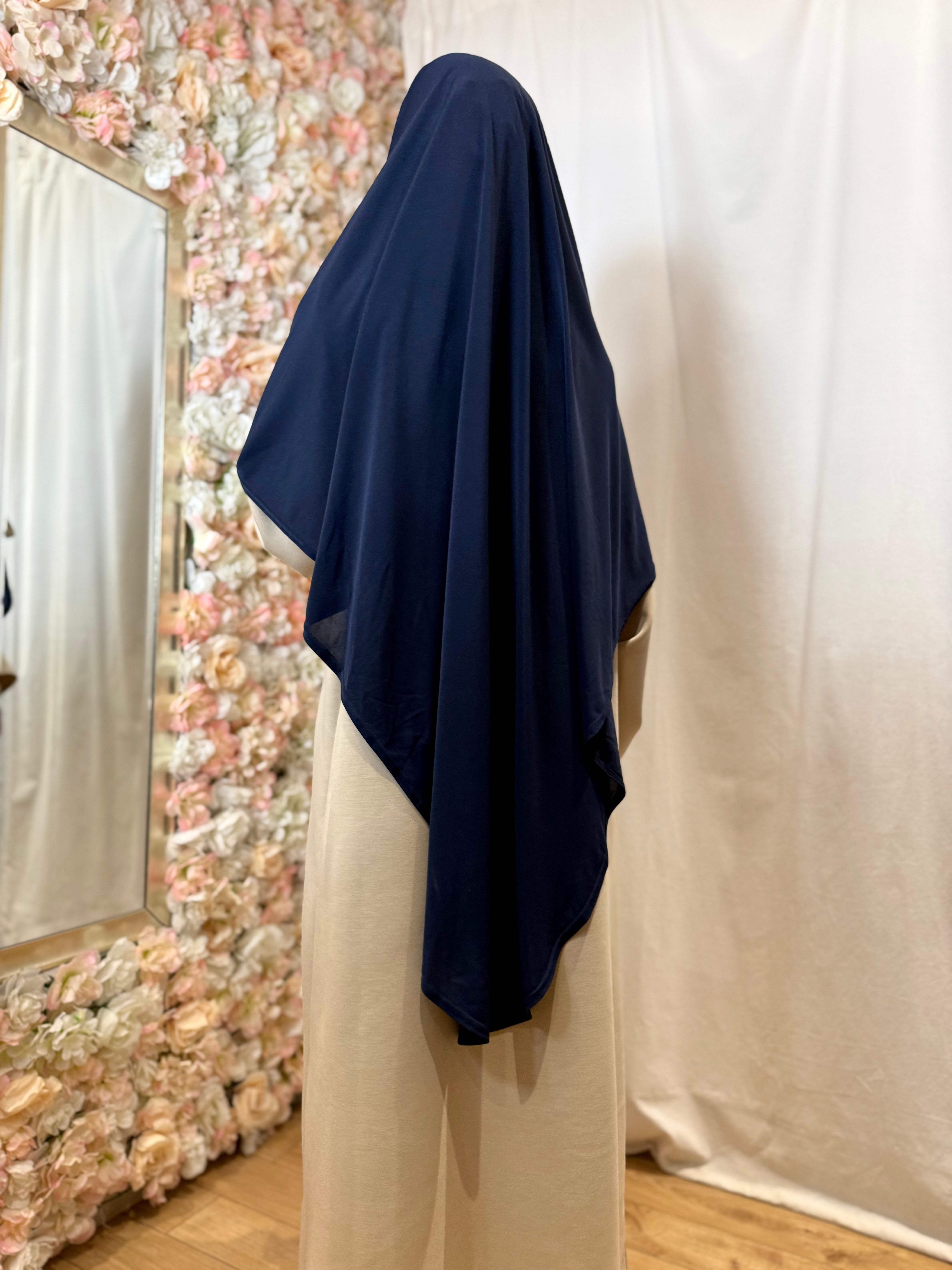 Khimar Jersey Premium - Bleu Marine