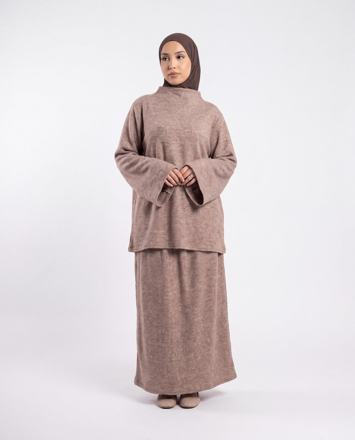 Ensemble Jupe Naya - Taupe