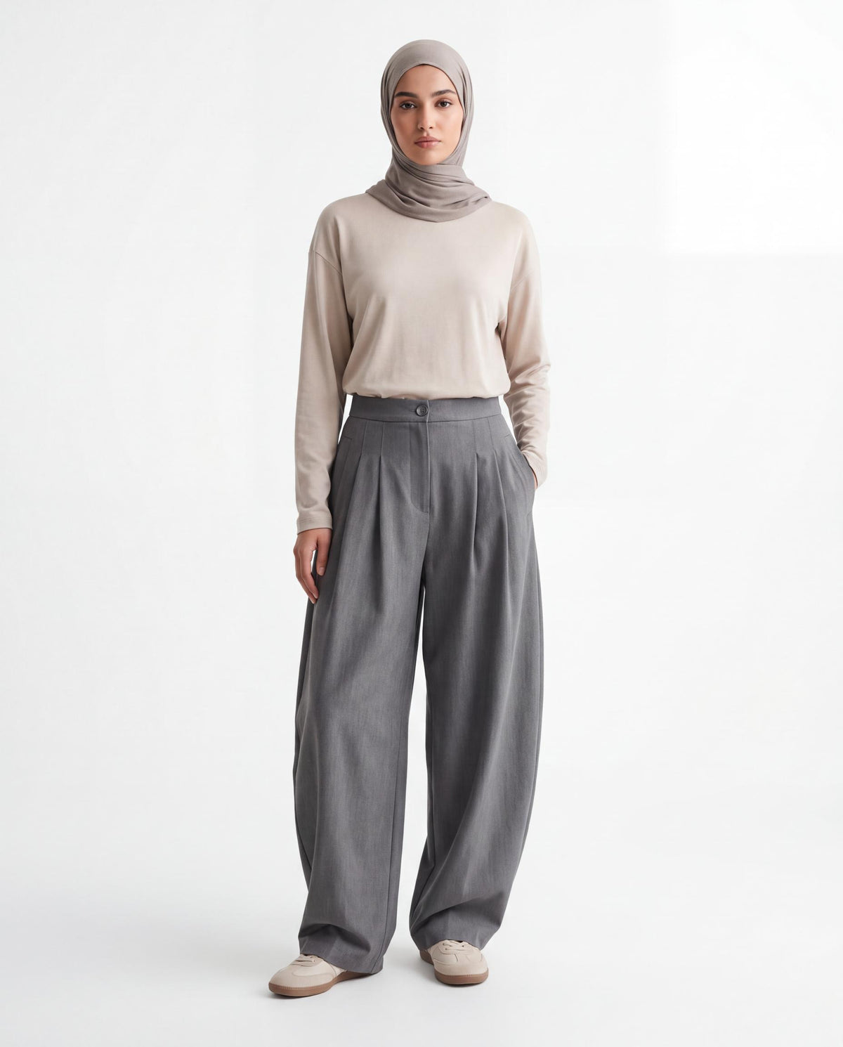 Pantalon Ballon - Gris