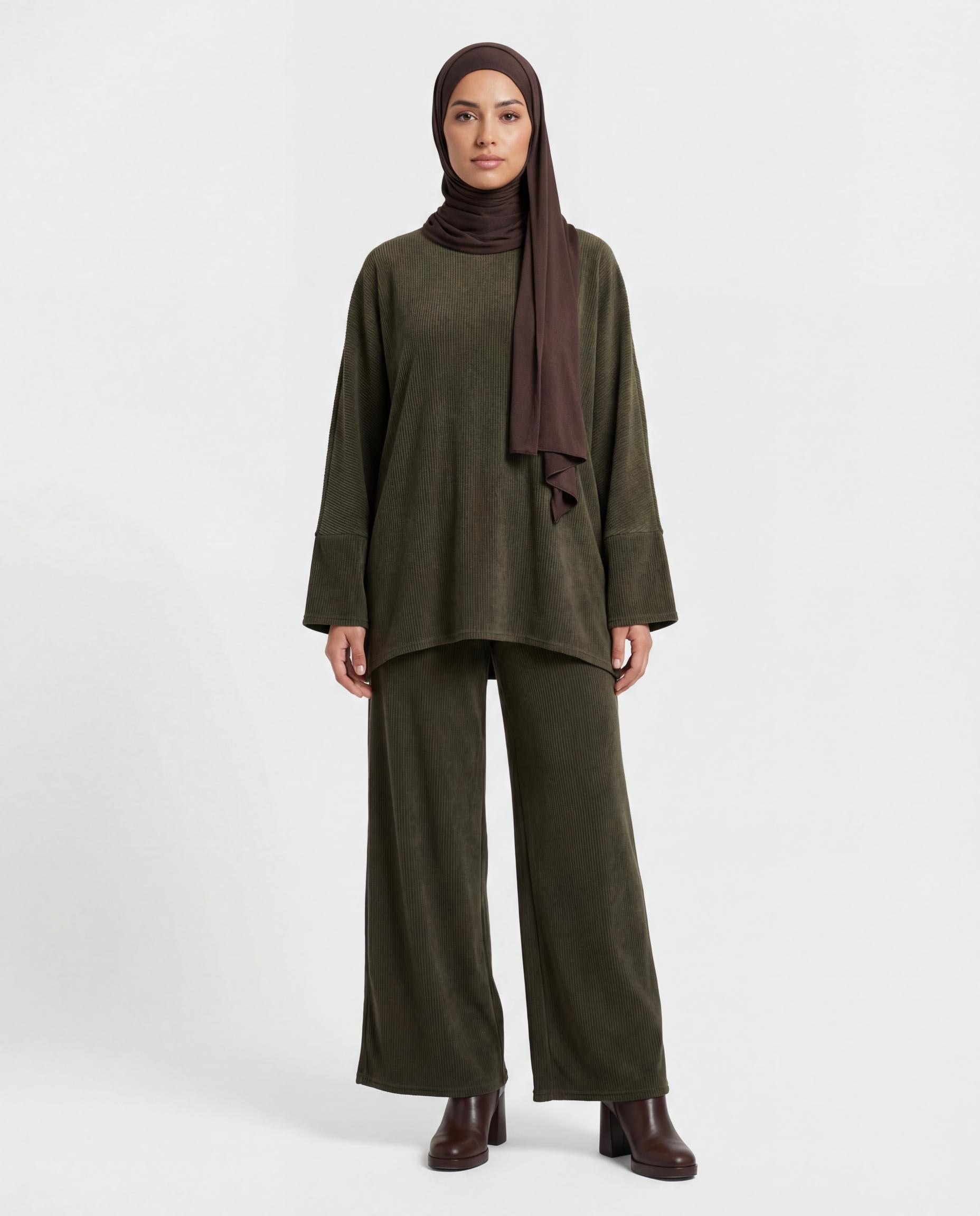 Ensemble Yadira - Kaki foncé