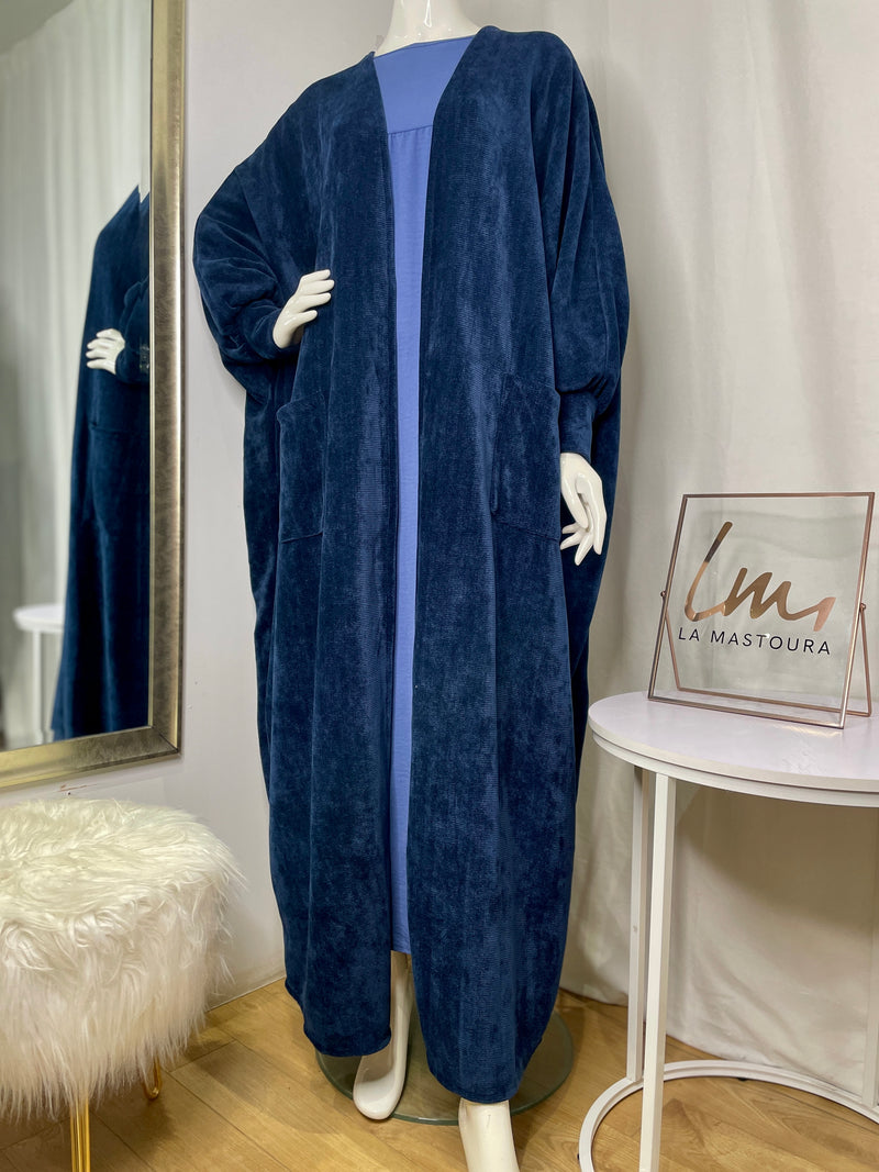 Kimono Manteau - Bleu Marine