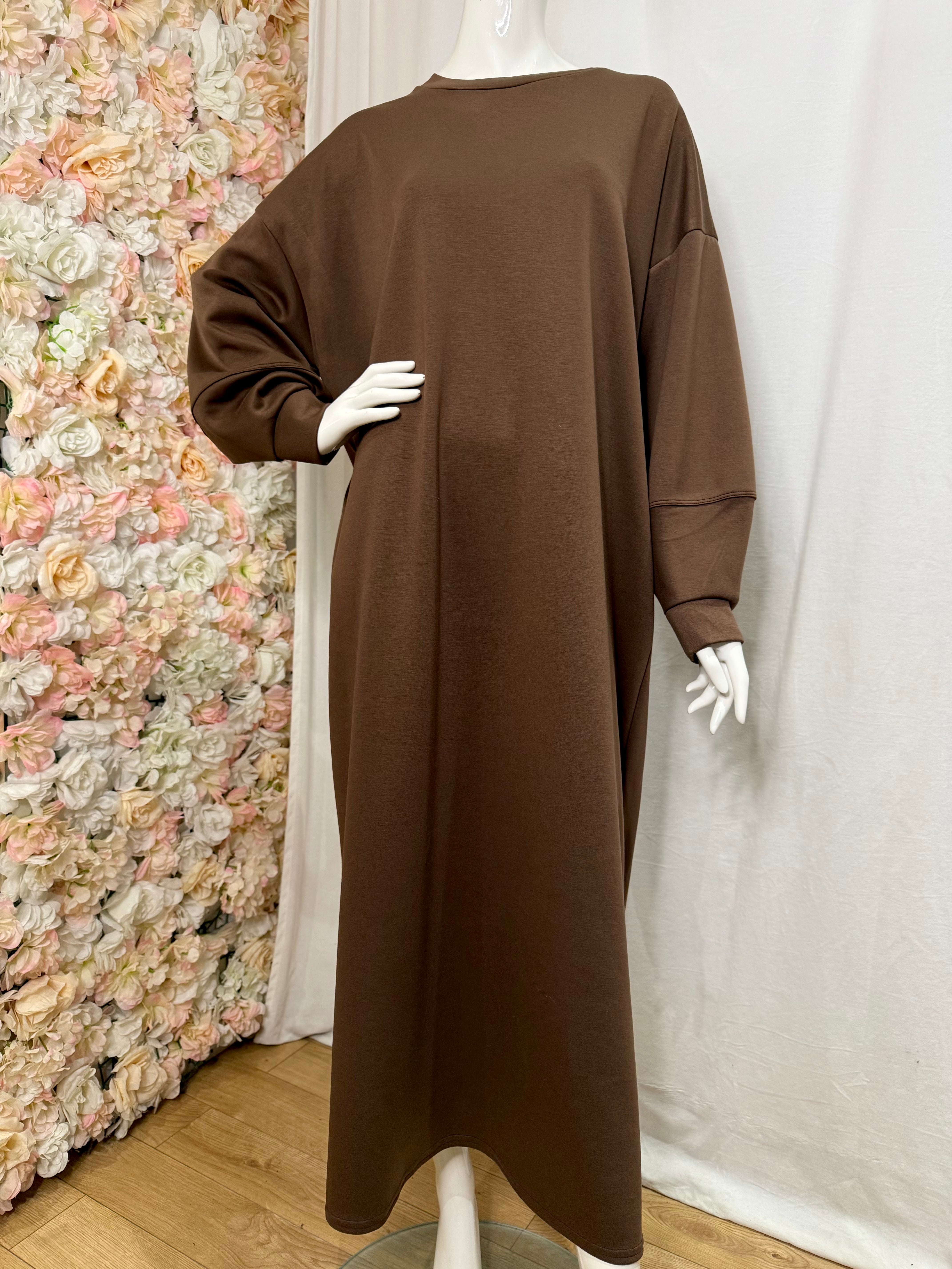 Robe Sweat - Marron noisette