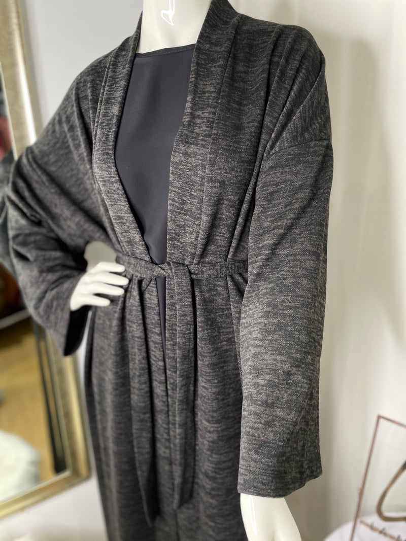 Kimono Maryta HIVER - Gris foncé