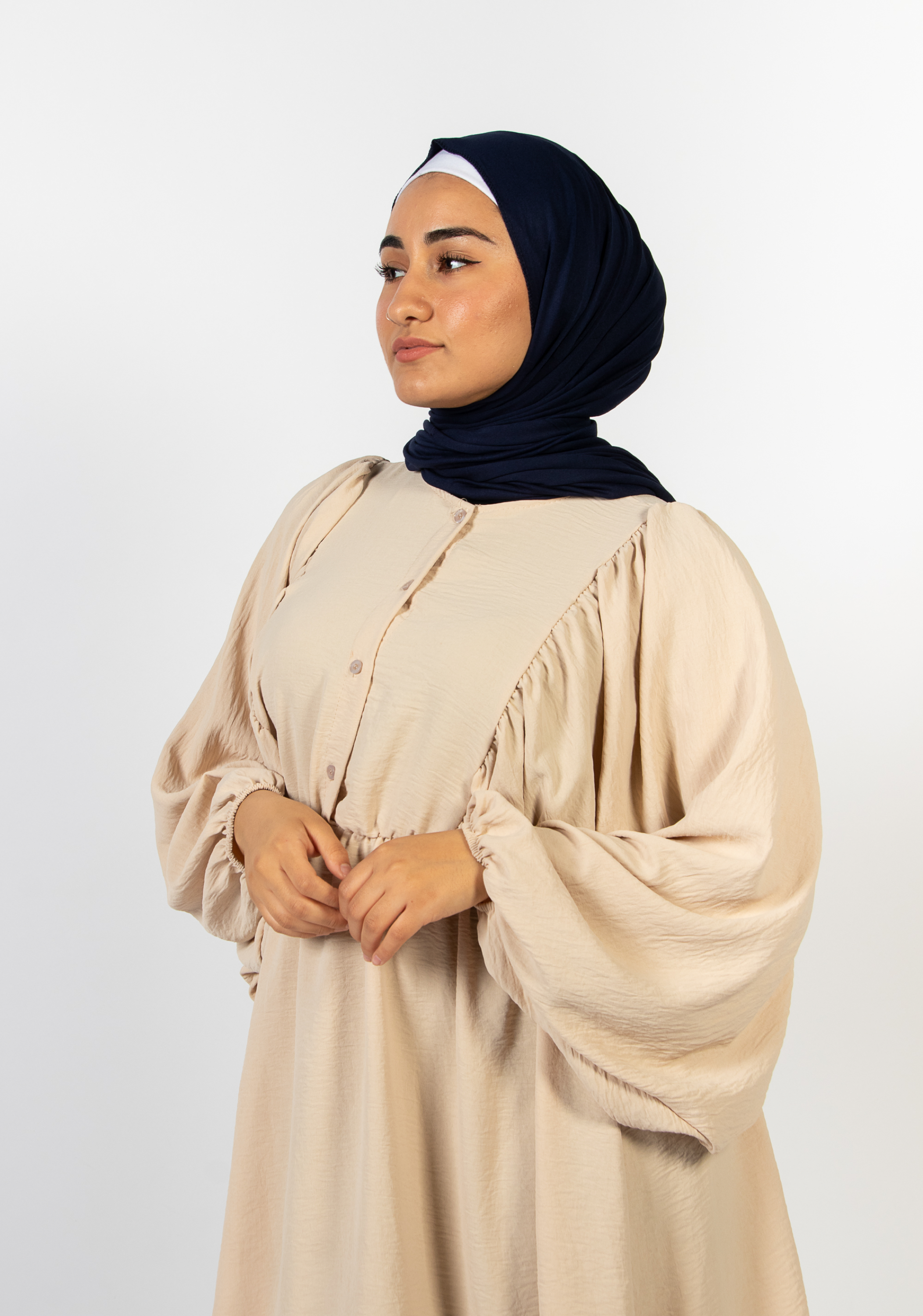 Hijab jersey - "Marino" blue