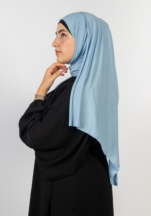 Hijab jersey - Bleu "Cielo"