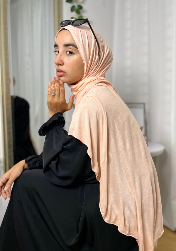 Hijab Jersey - Beige "Salmón"