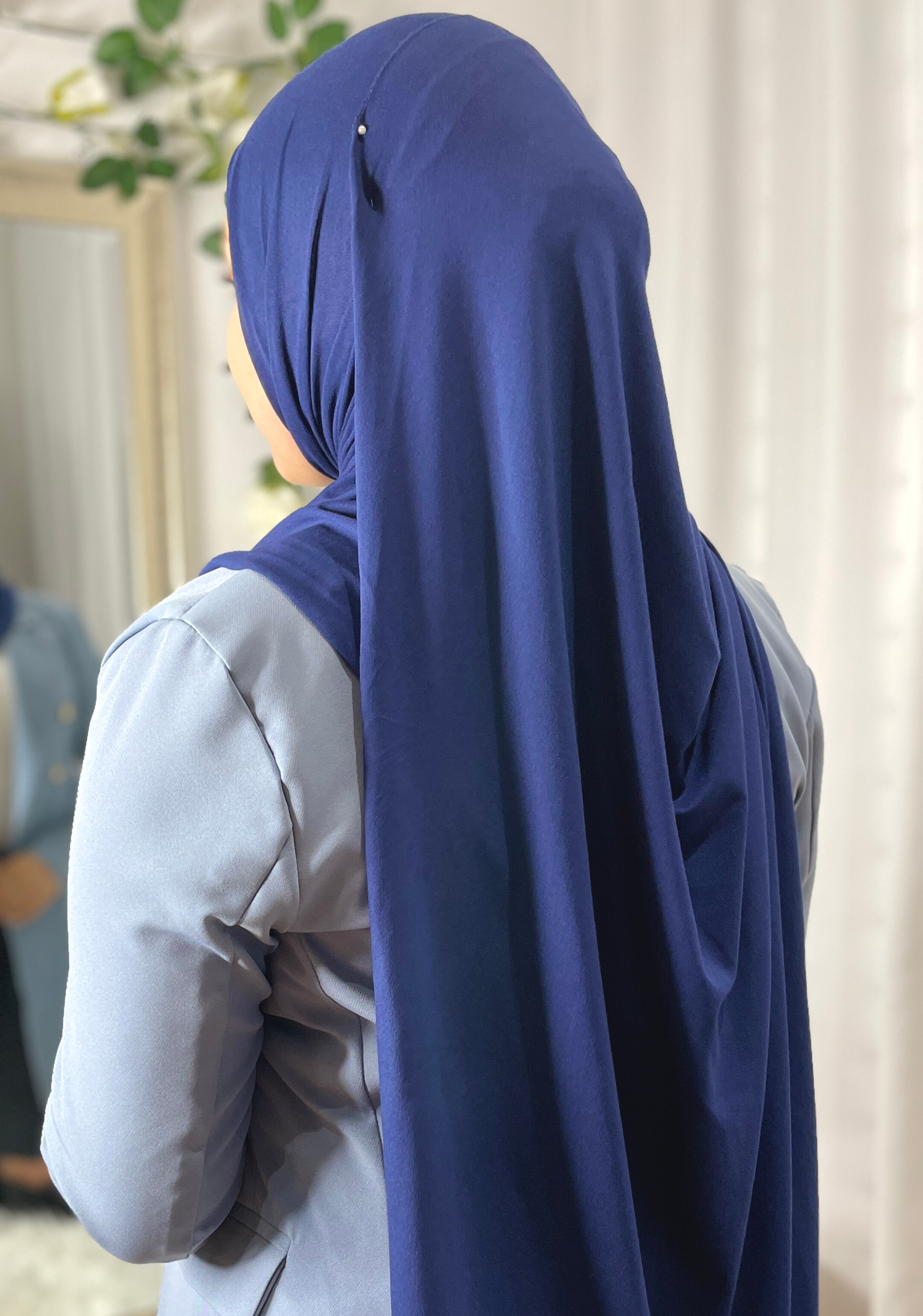 Hijab Jersey - Bleu Minuit