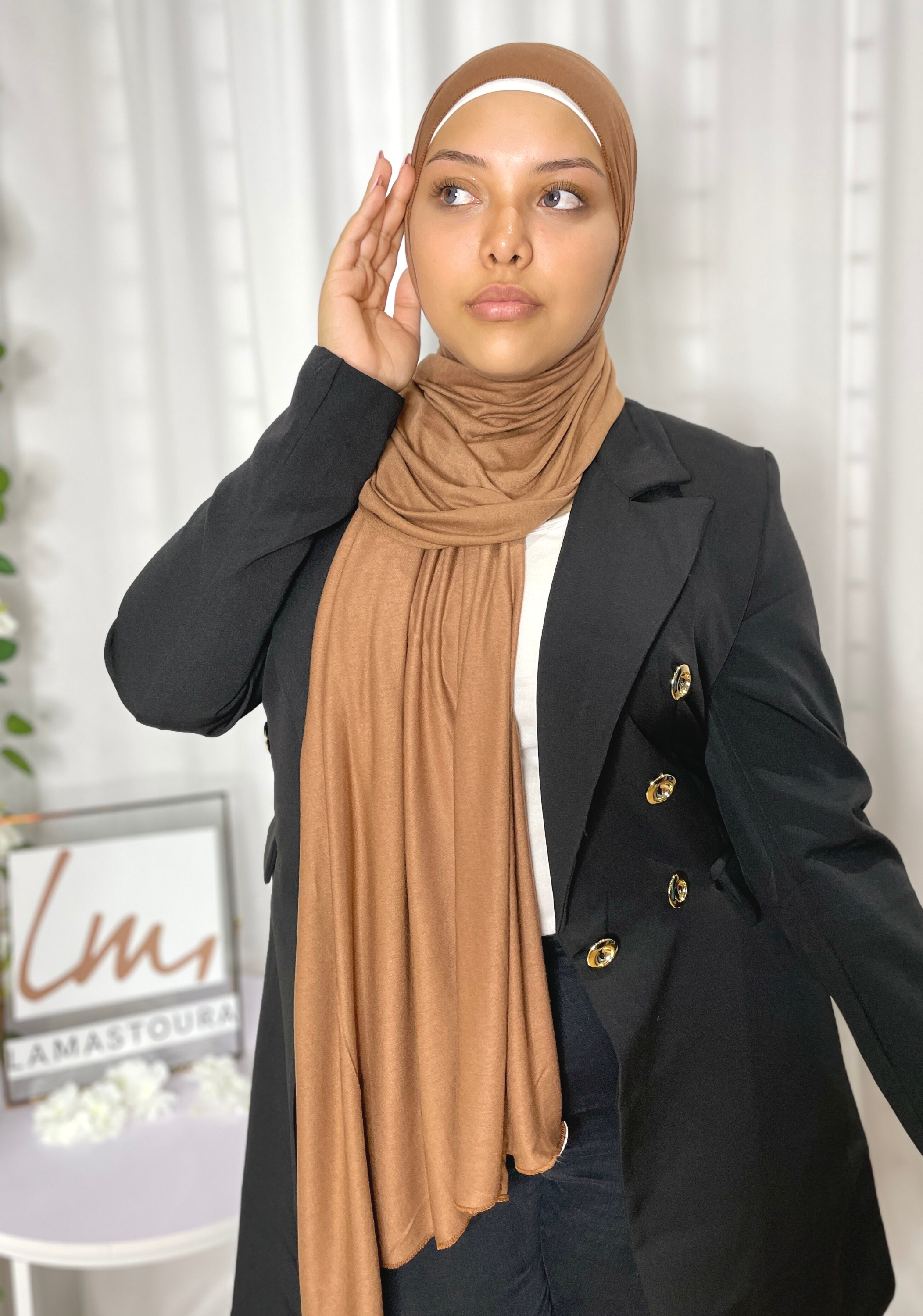 Hijab Jersey - Camel