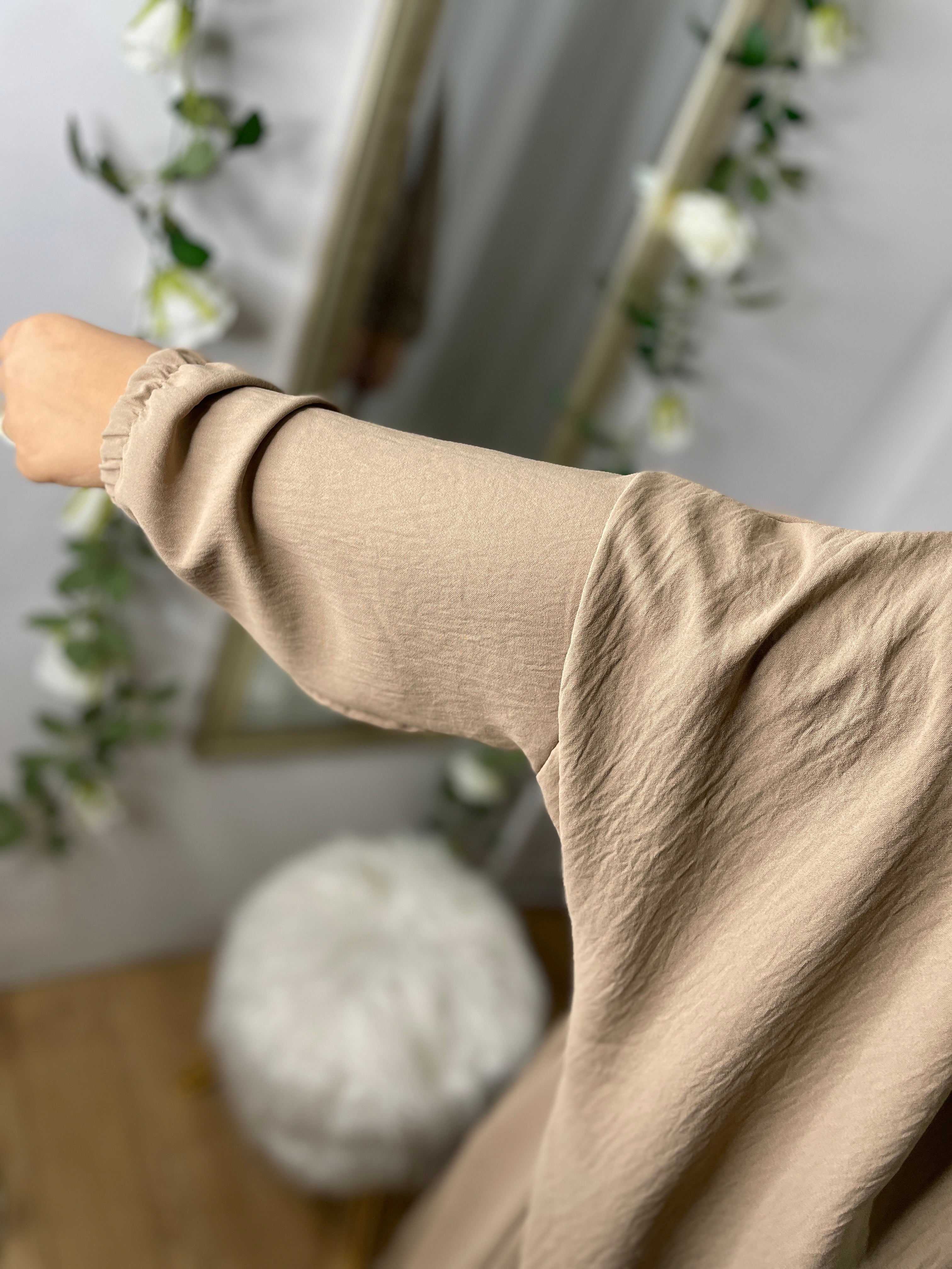 Jilbab Marwa avec jupe - Beige Désert