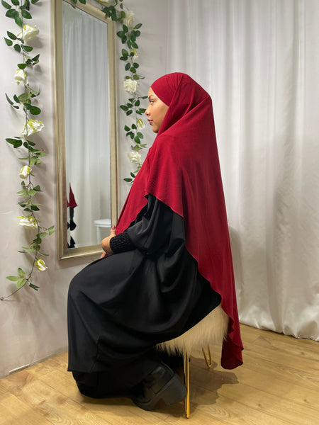 Khimar Khadija Red