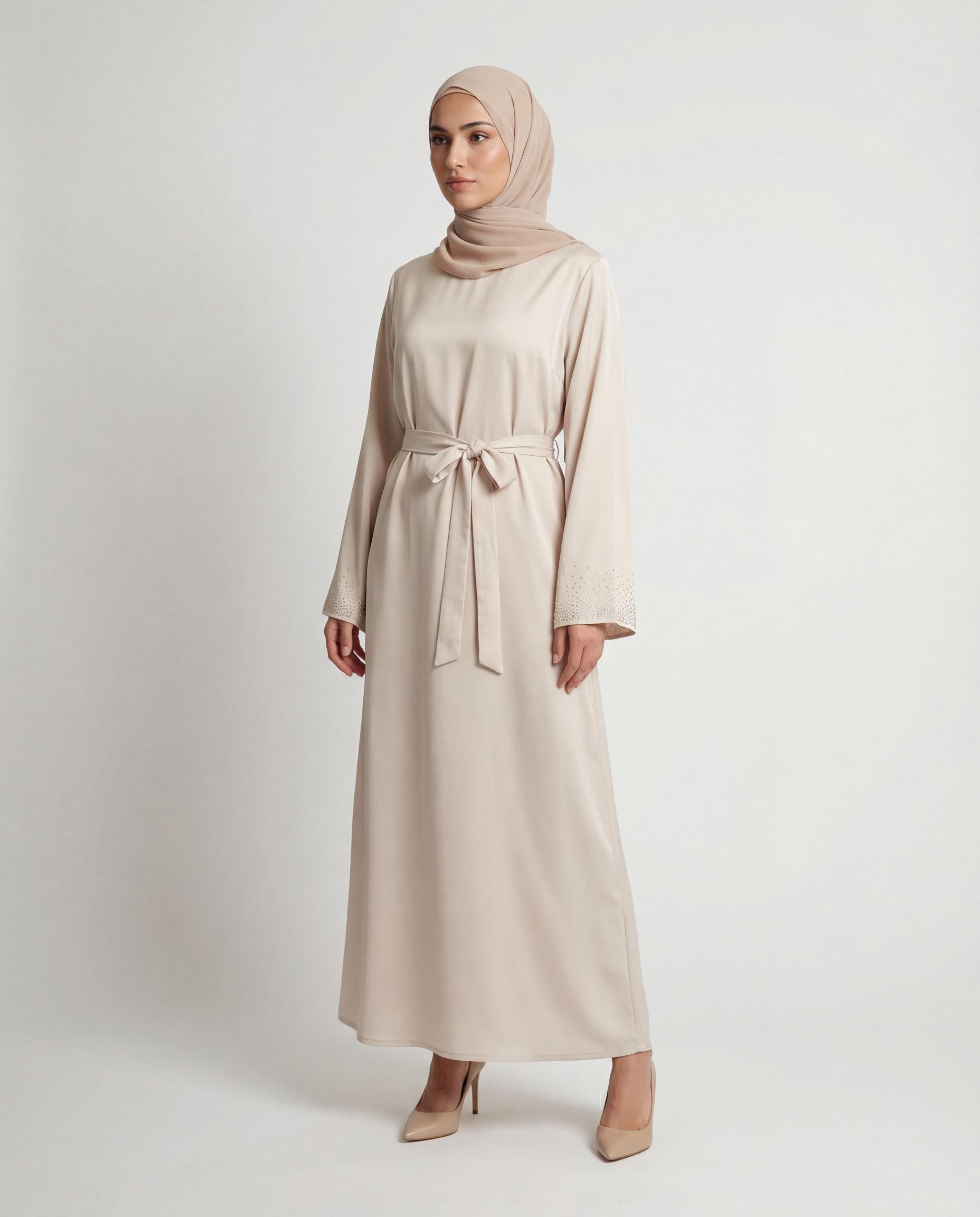 Robe Leyla - Beige Clair
