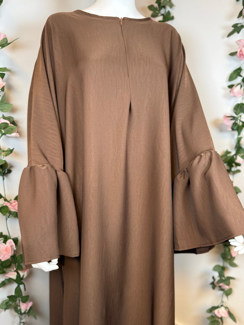 Abaya Oum Salama - Marron