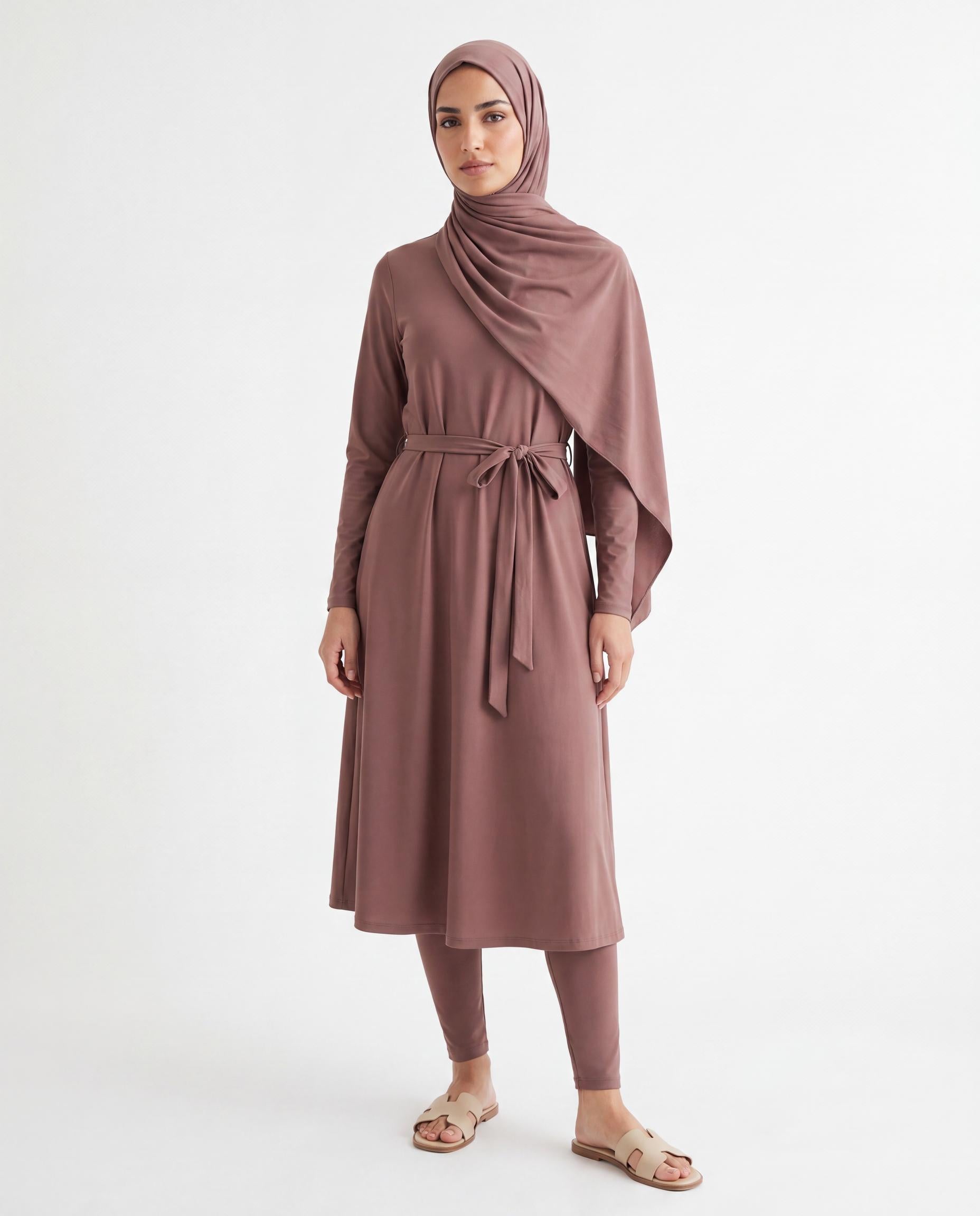 Burkini Long - Rose Taupe