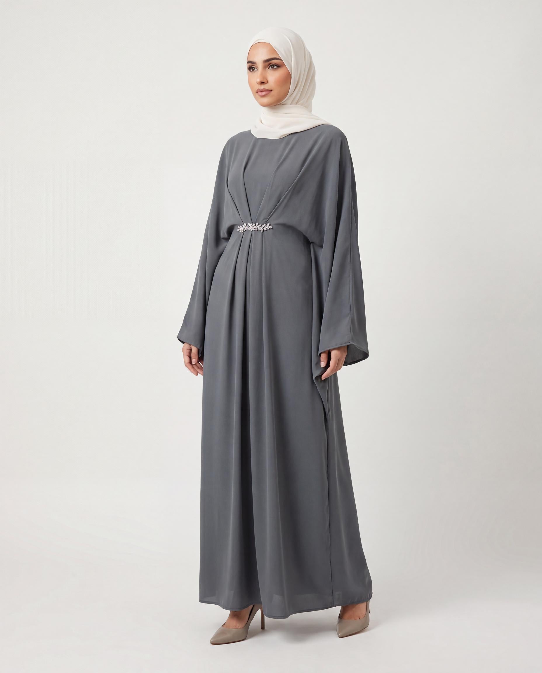 Abaya Samia - Gris