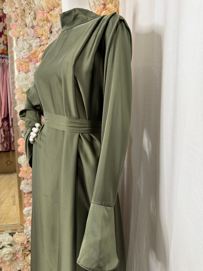 Robe Nourhana- Vert Kaki