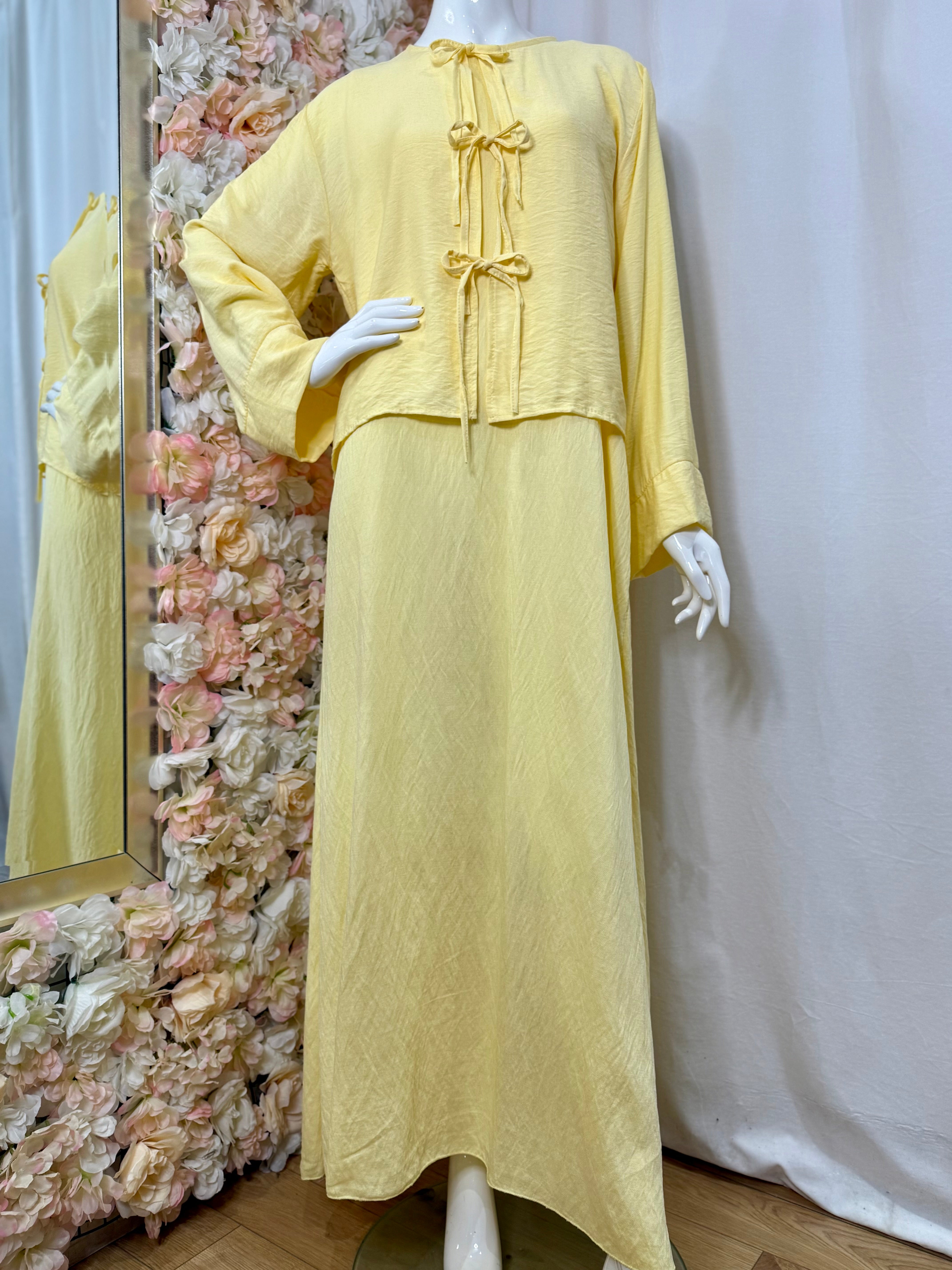 Lamia Dress Set - Yellow