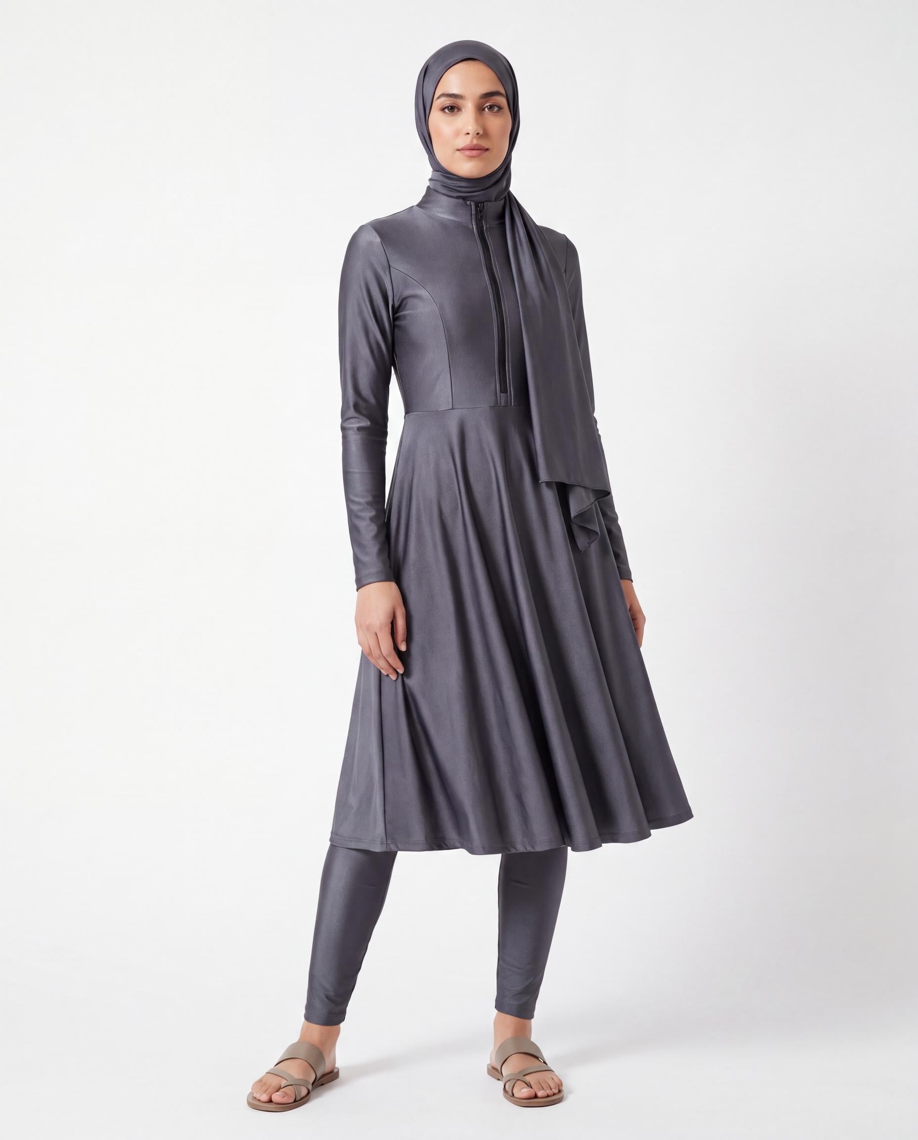 Burkini Zip - Gris