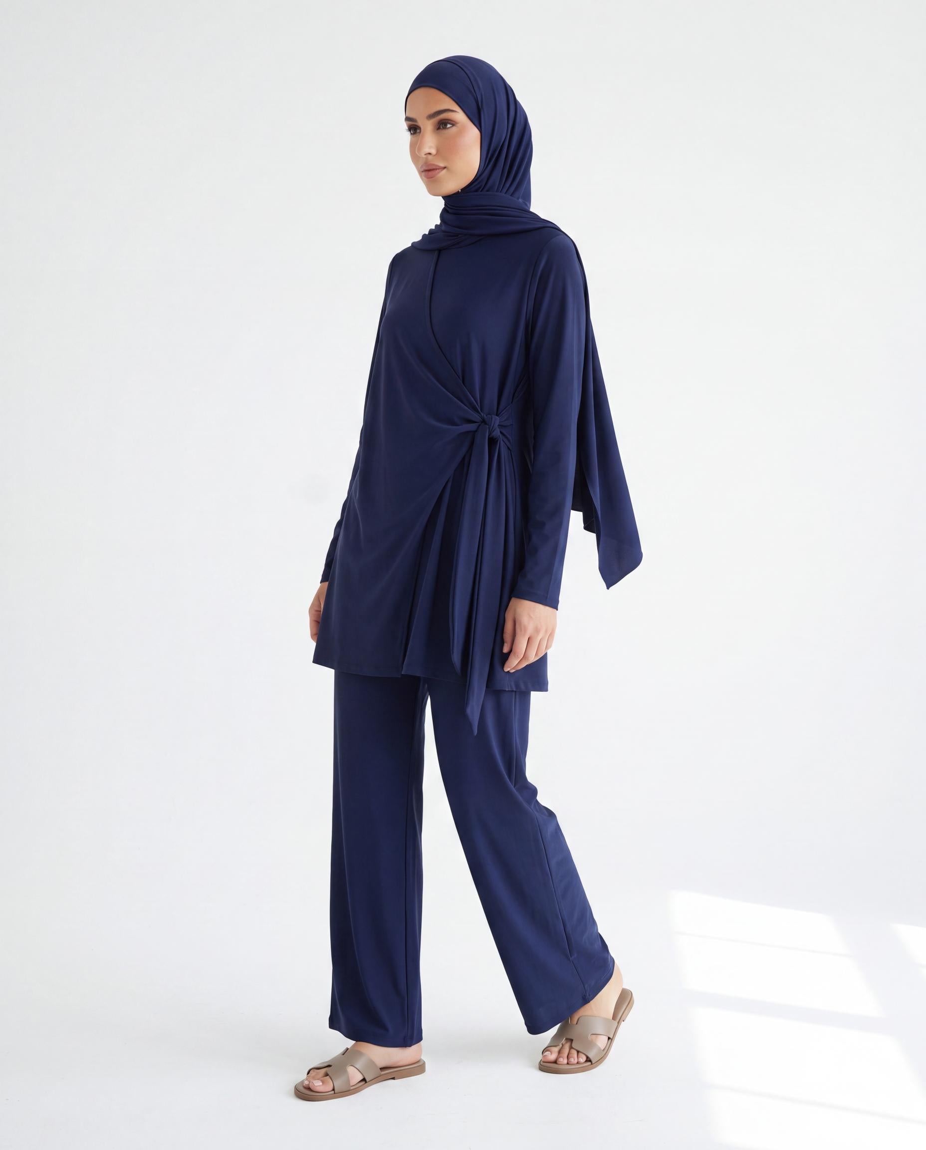 Burkini Croisé - Bleu Marine