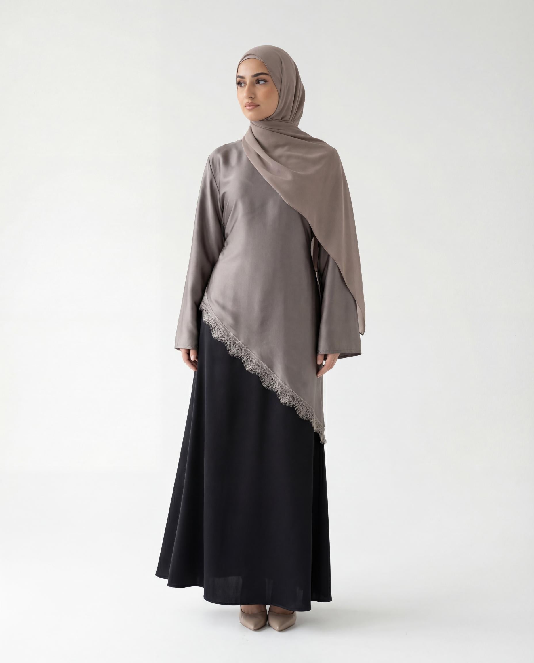 Ensemble Robe Renda - Taupe
