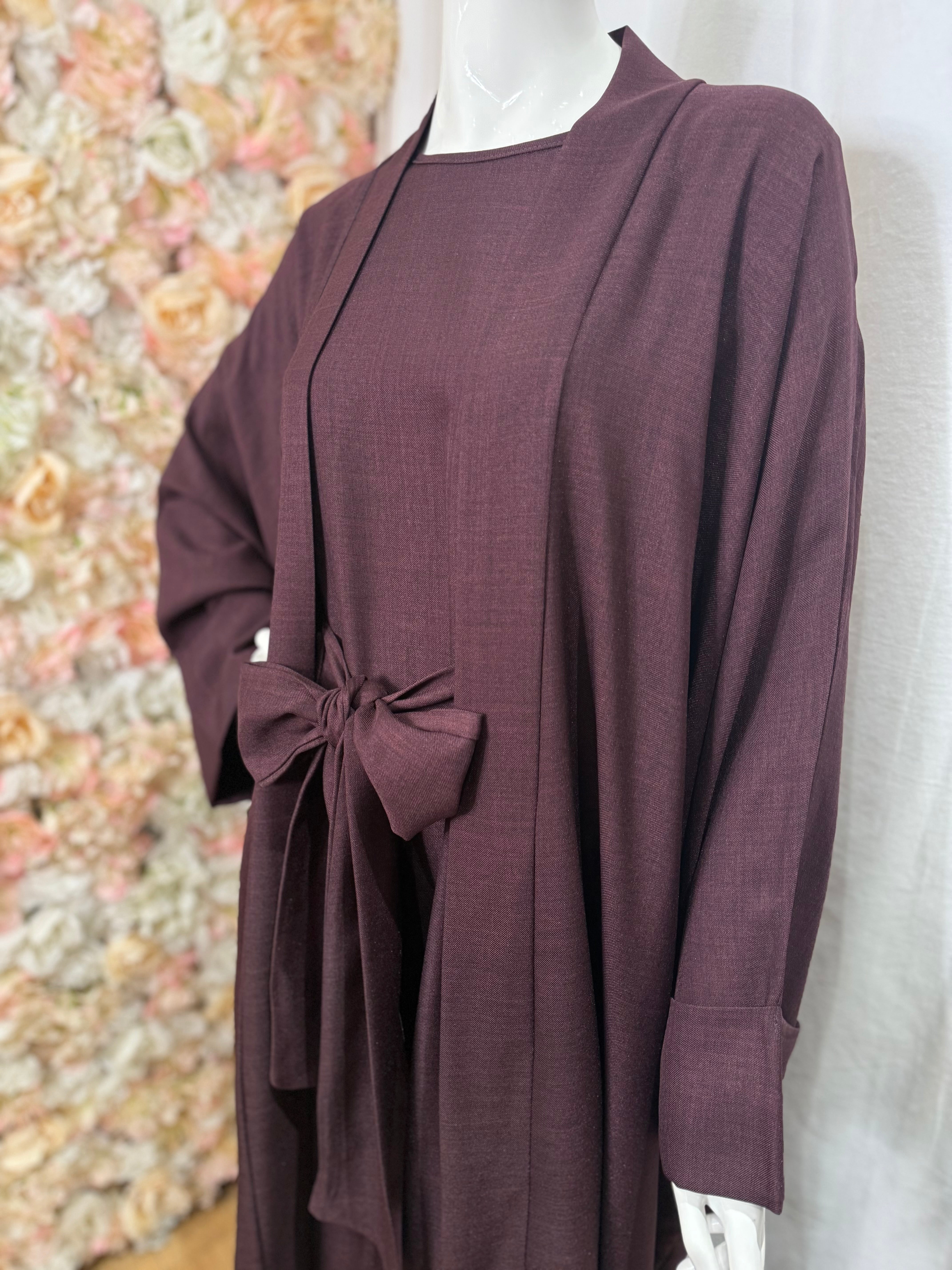 Ensemble Kimono Elisa - Prune