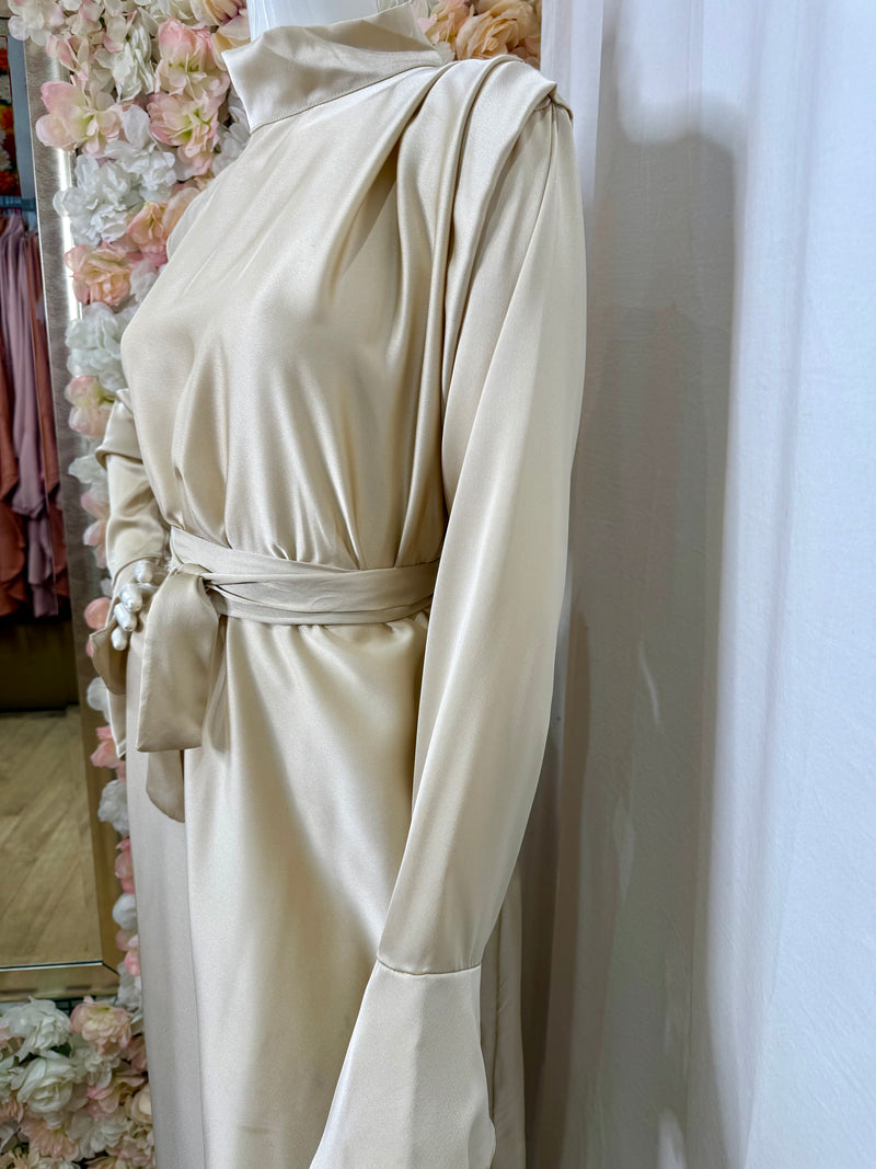 Robe Nourhana- Beige