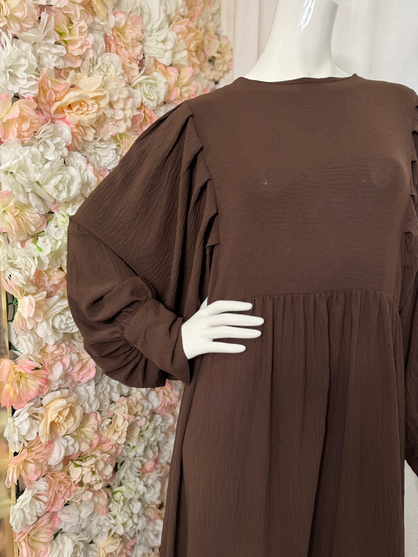 Robe Loriana - Marron Chocolat