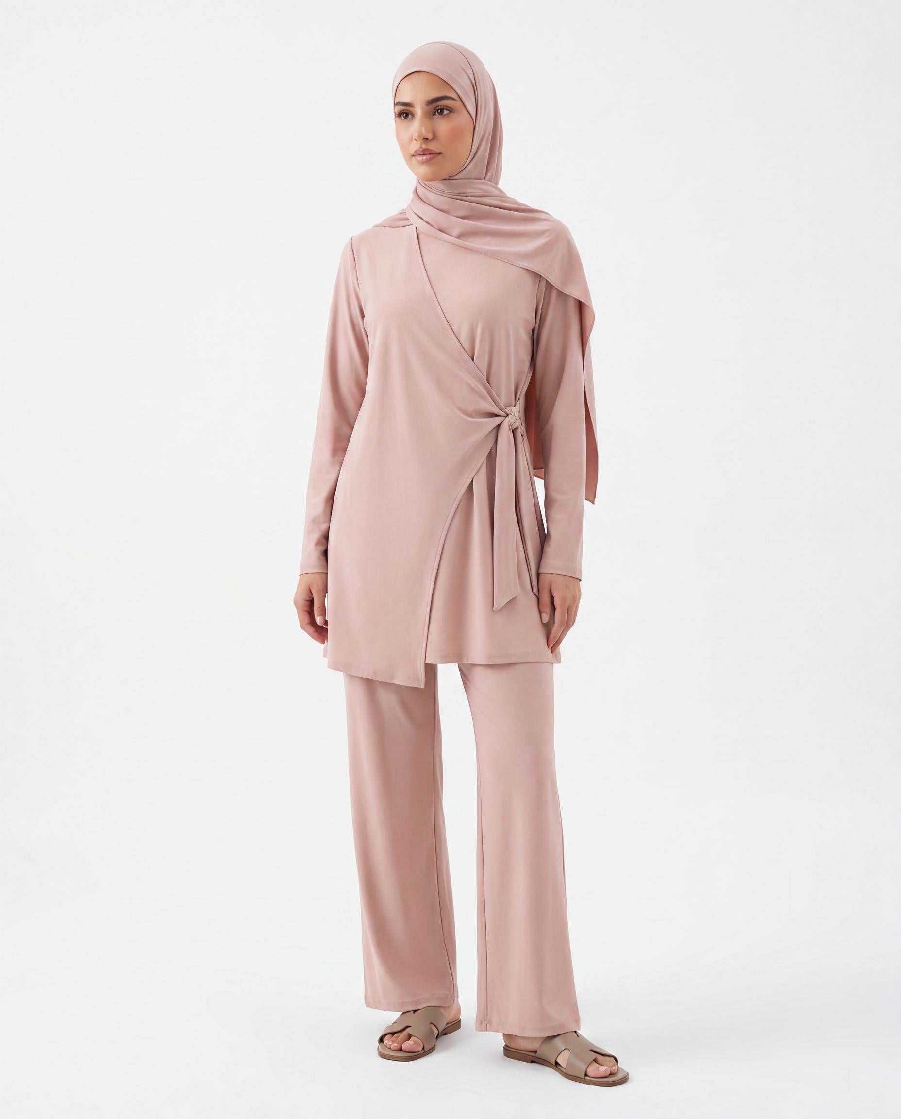 Burkini Croisé - Rose