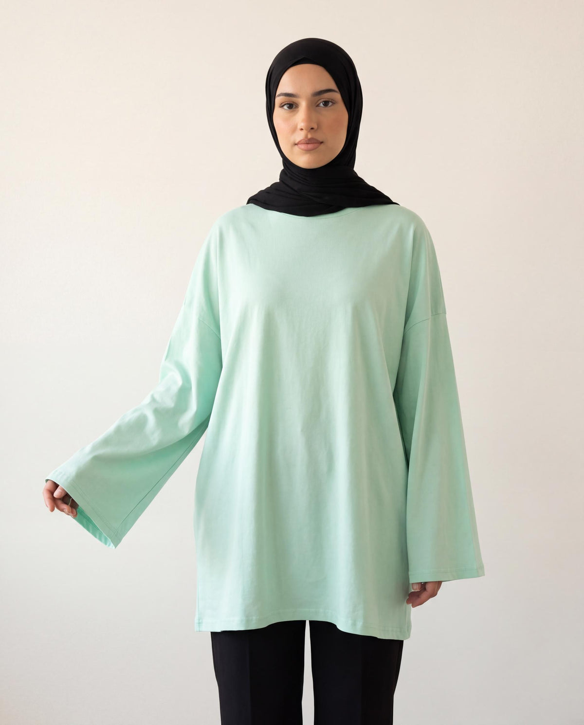 T-shirt Coton - Vert menthe