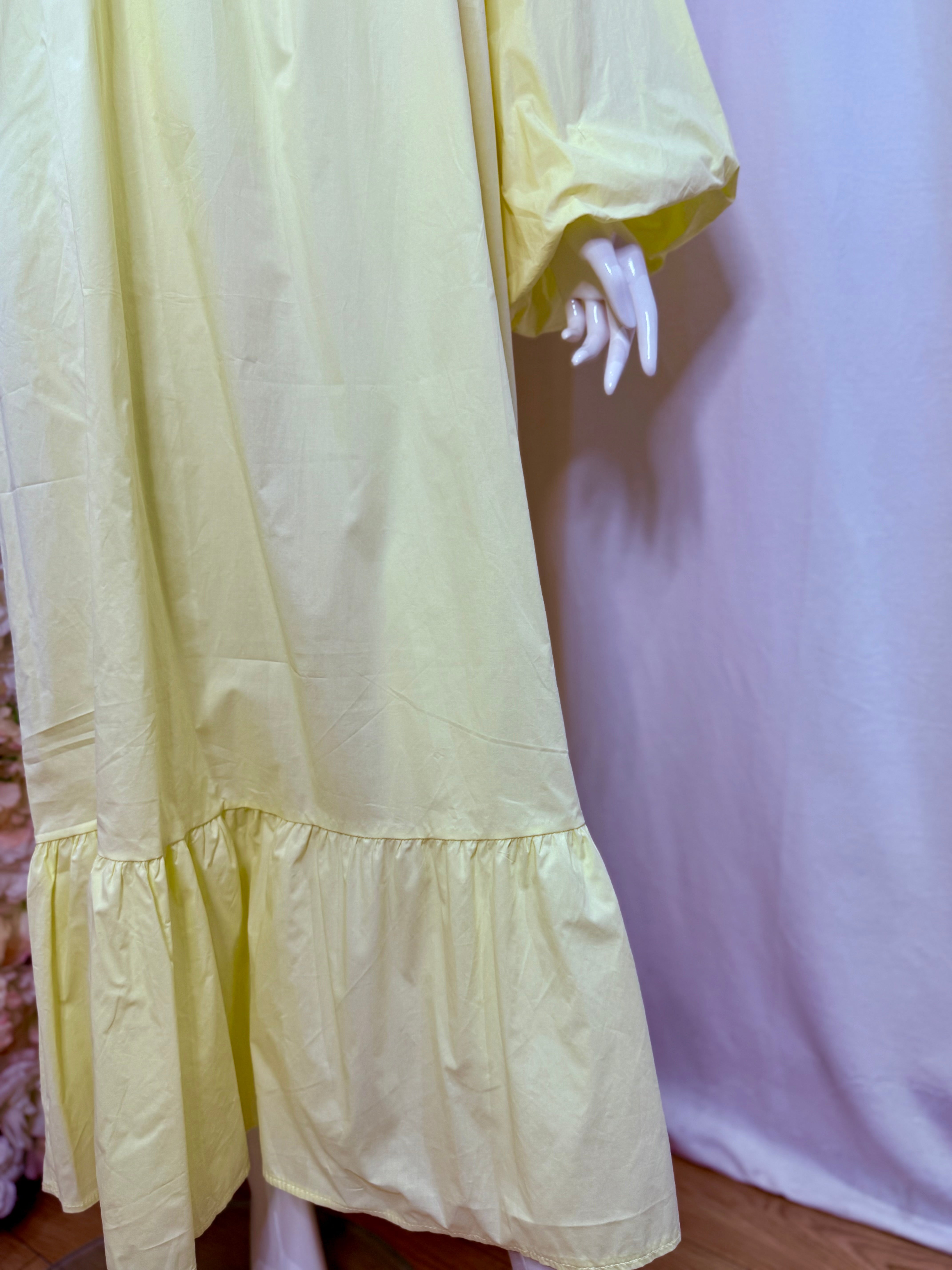 Robe Inaya - Jaune Poussin