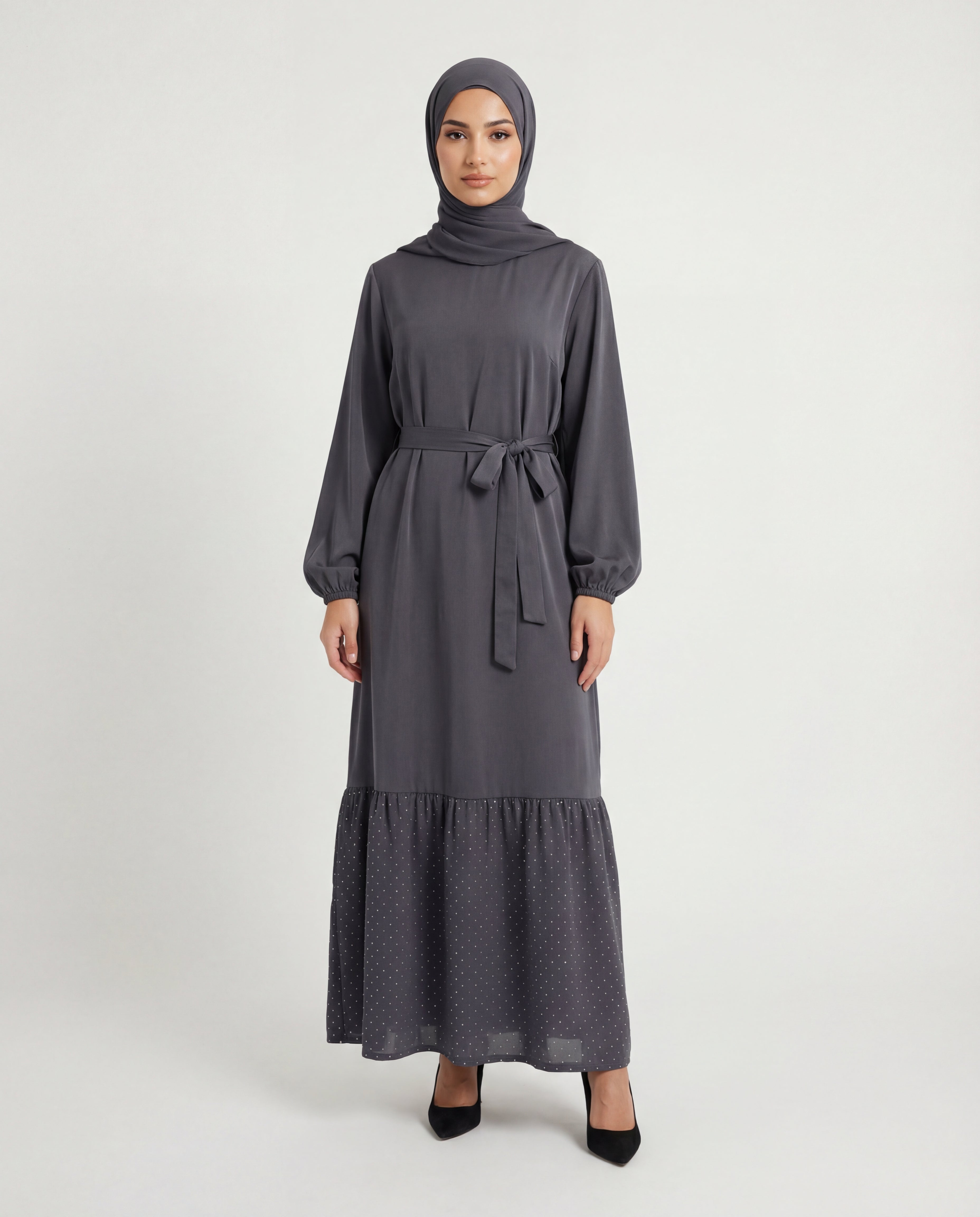 Robe Sofia - Gris Foncé