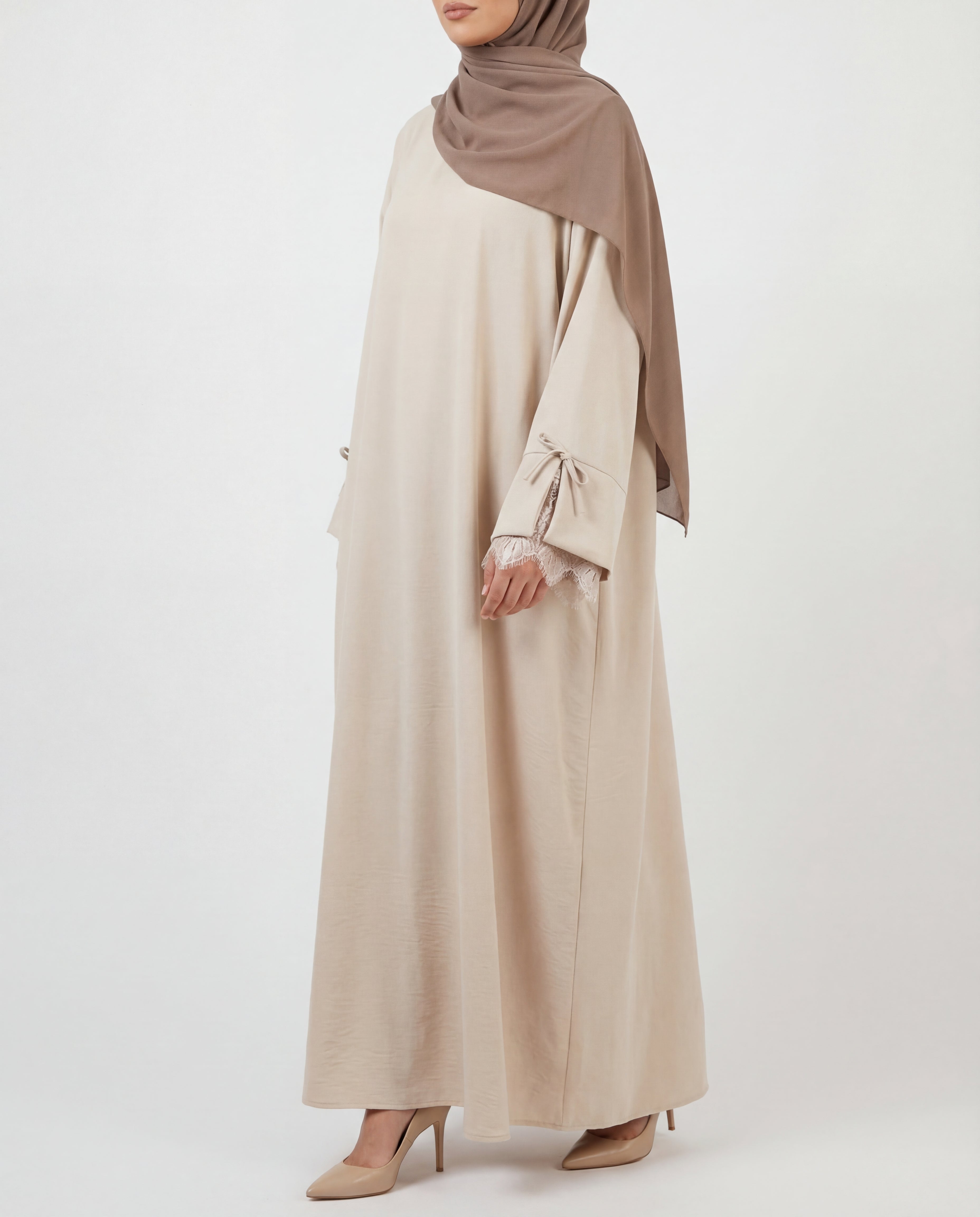 Abaya Rania - Beige Crème
