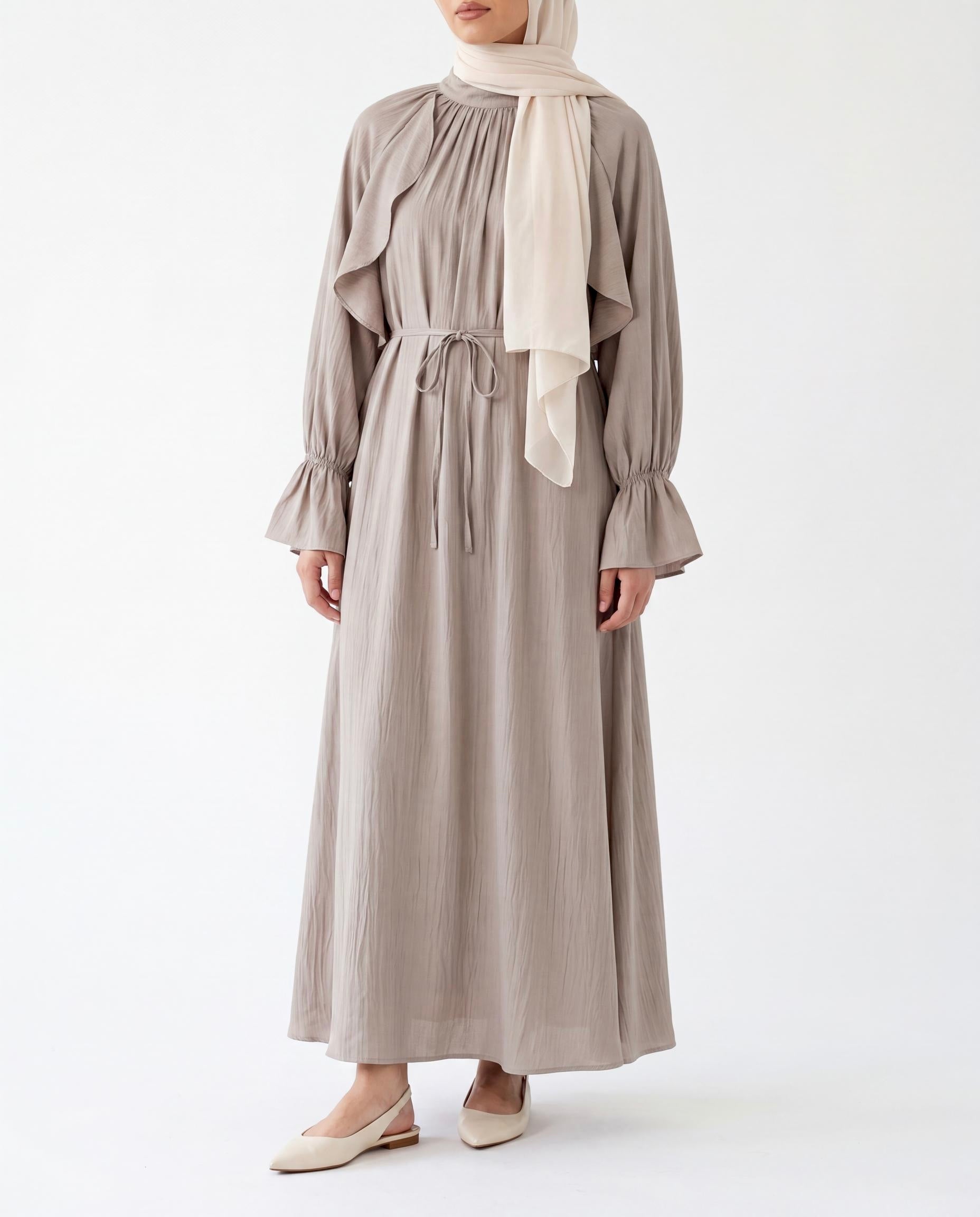 Robe Asmaa - Taupe