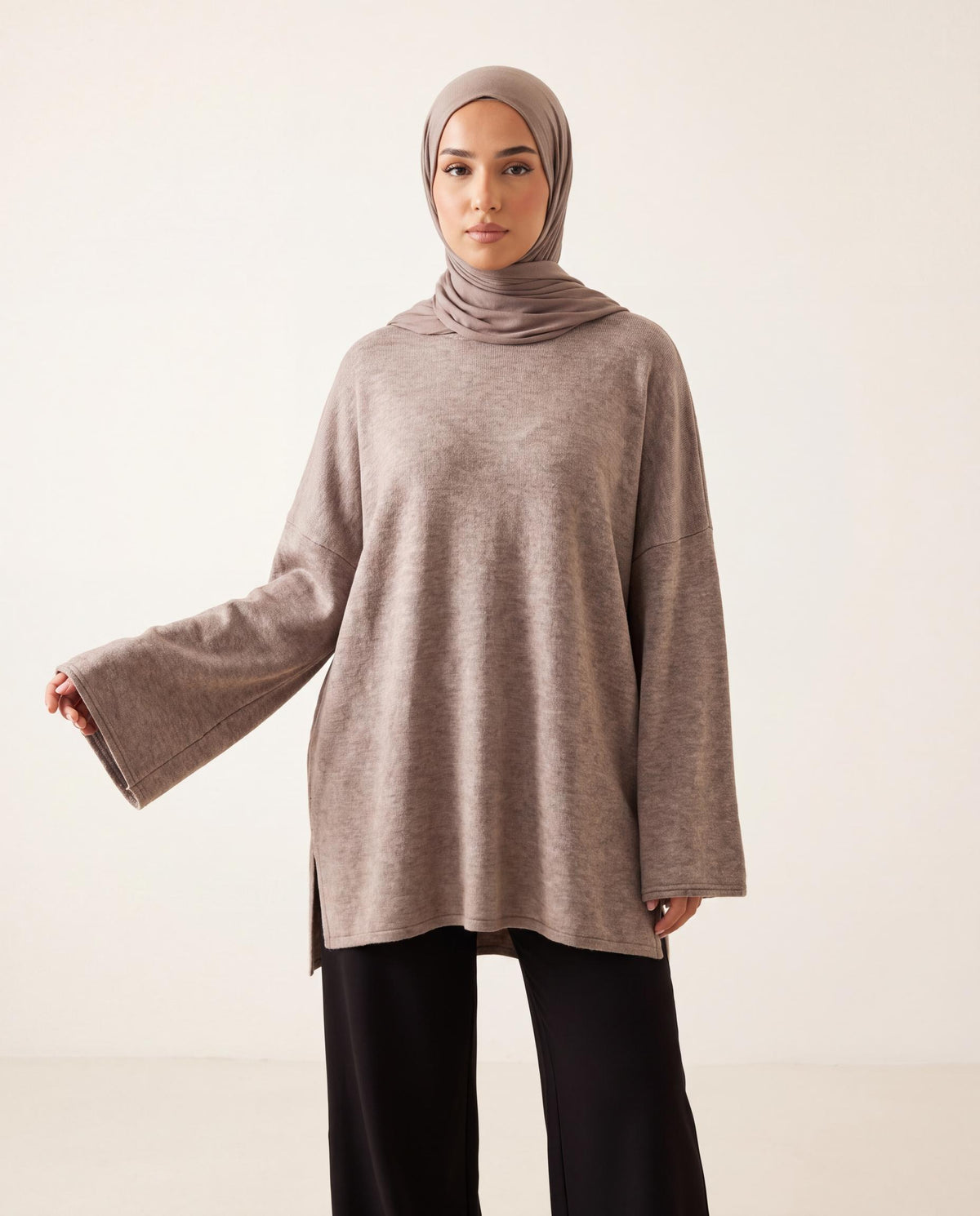 Pull Mouna - Marron Taupe