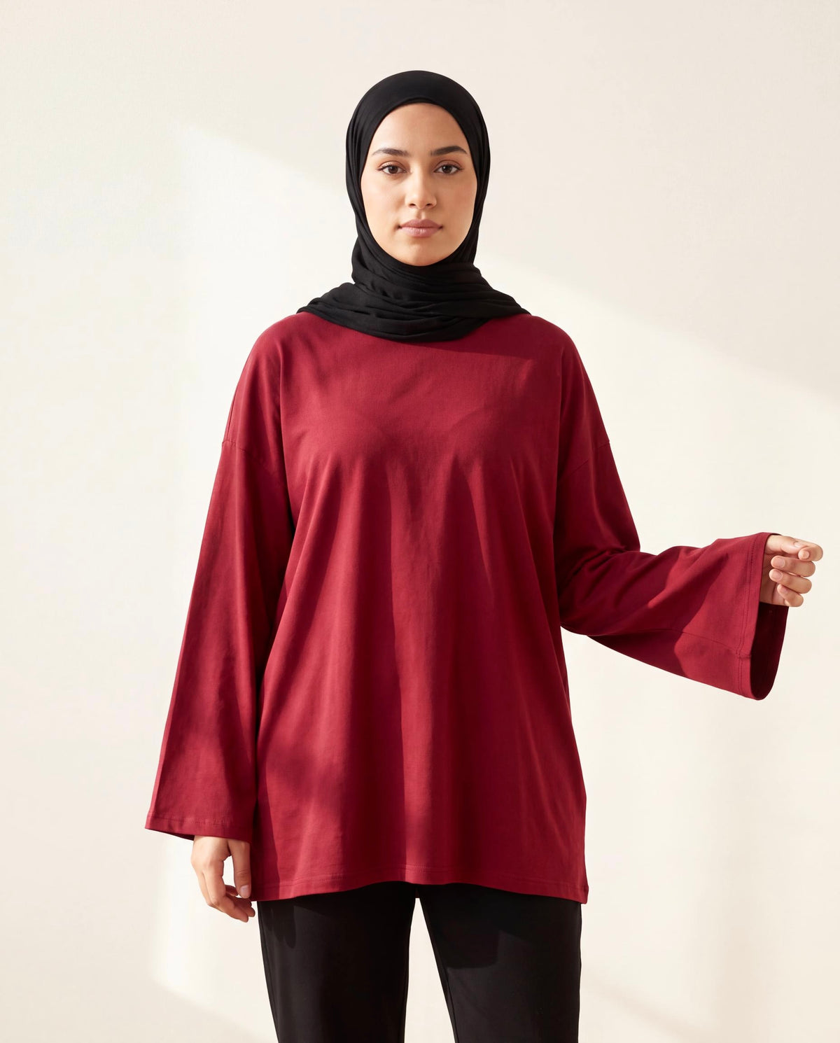 T-shirt Coton - Bordeaux