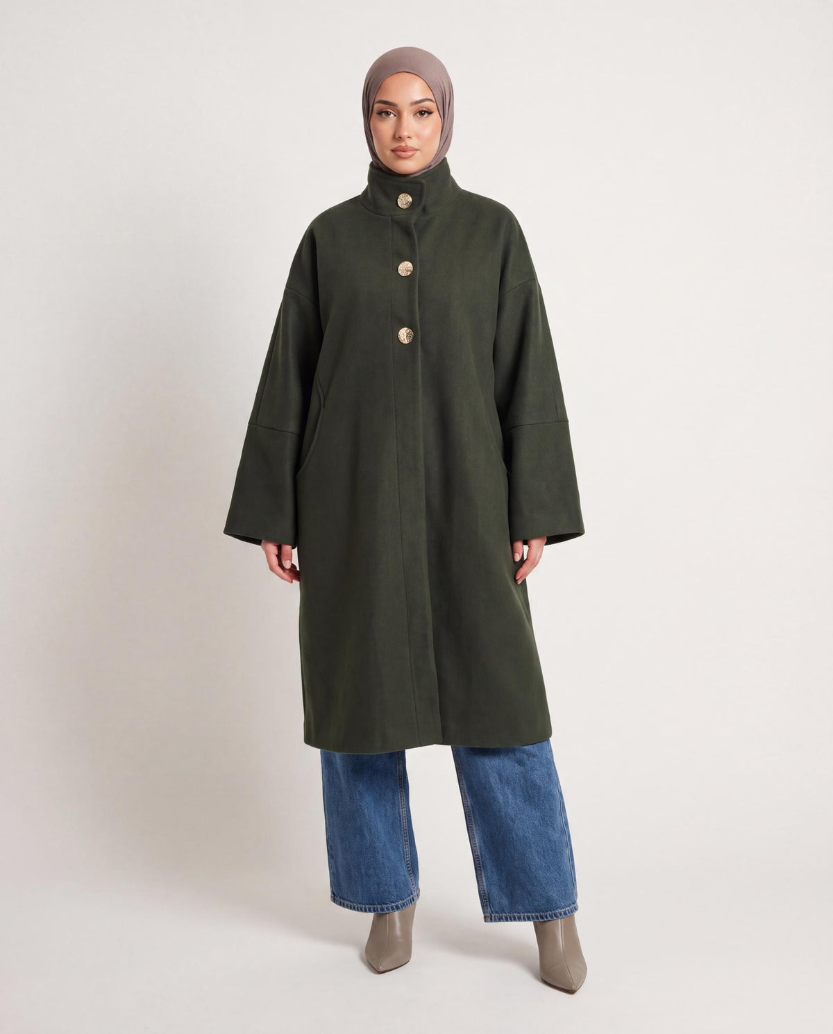 Manteau Assil - Kaki