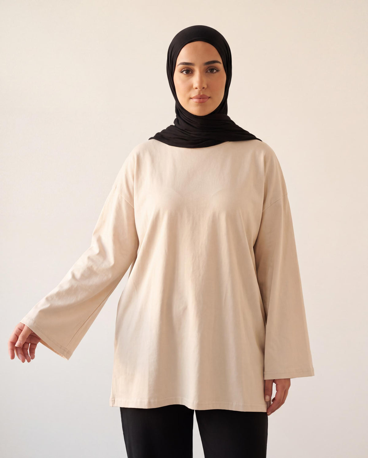 T-shirt Coton - Beige