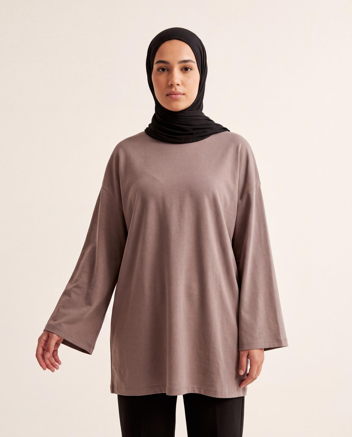T-shirt Coton - Taupe